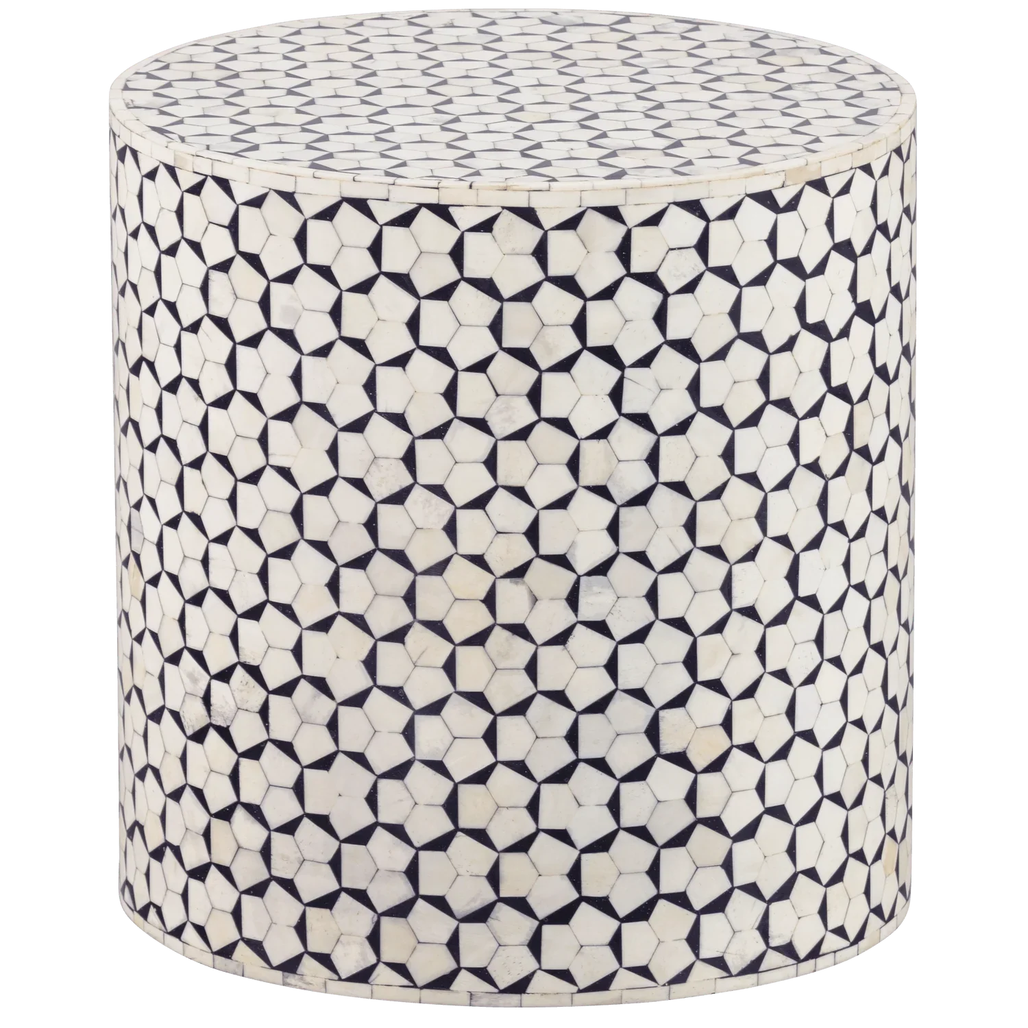 NEVA SIDE TABLE BLACK/WHITE - PARIS14A.RO