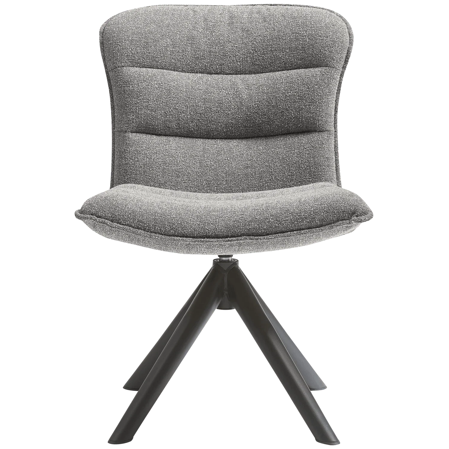 NIKA SWIVEL DINING CHAIR GREY MELANGE - PARIS14A.RO