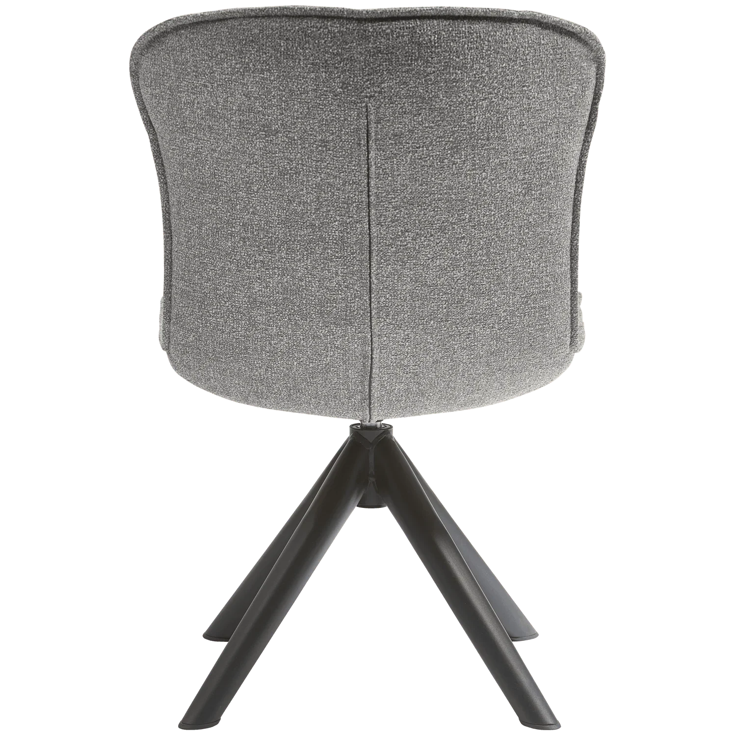 NIKA SWIVEL DINING CHAIR GREY MELANGE - PARIS14A.RO