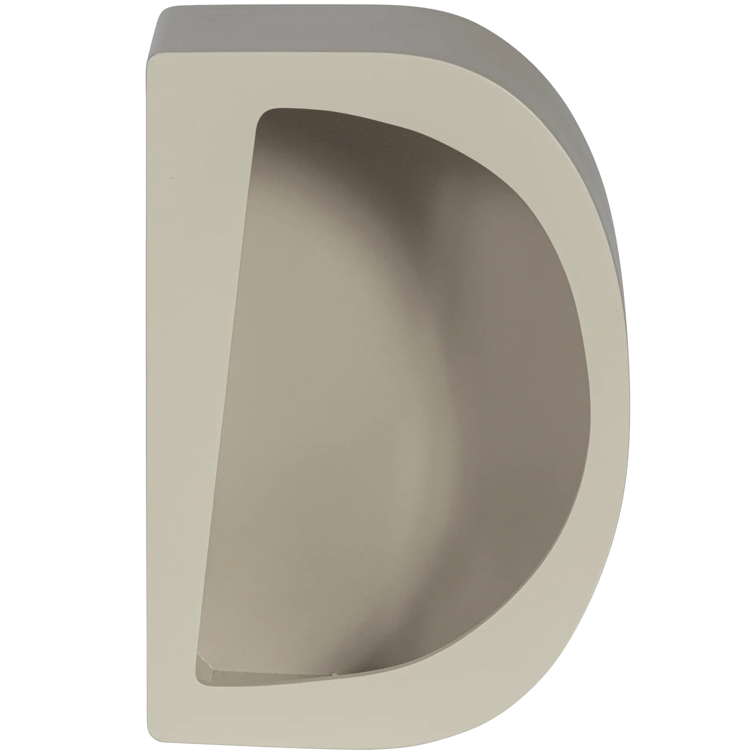 NOAM WALL DECO HALF ROUND WOOD DUST 15x35x24CM - PARIS14A.RO