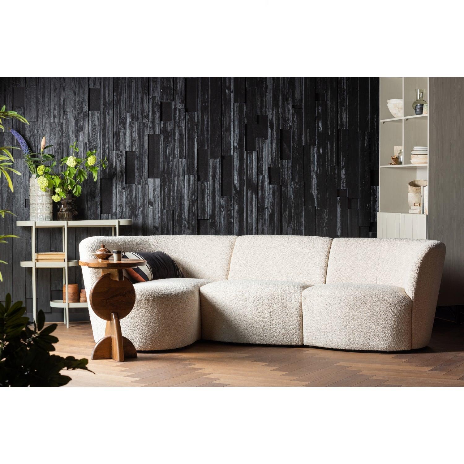 NOAN SIDE TABLE WOOD/METAL ANTIQUE BEIGE - PARIS14A.RO