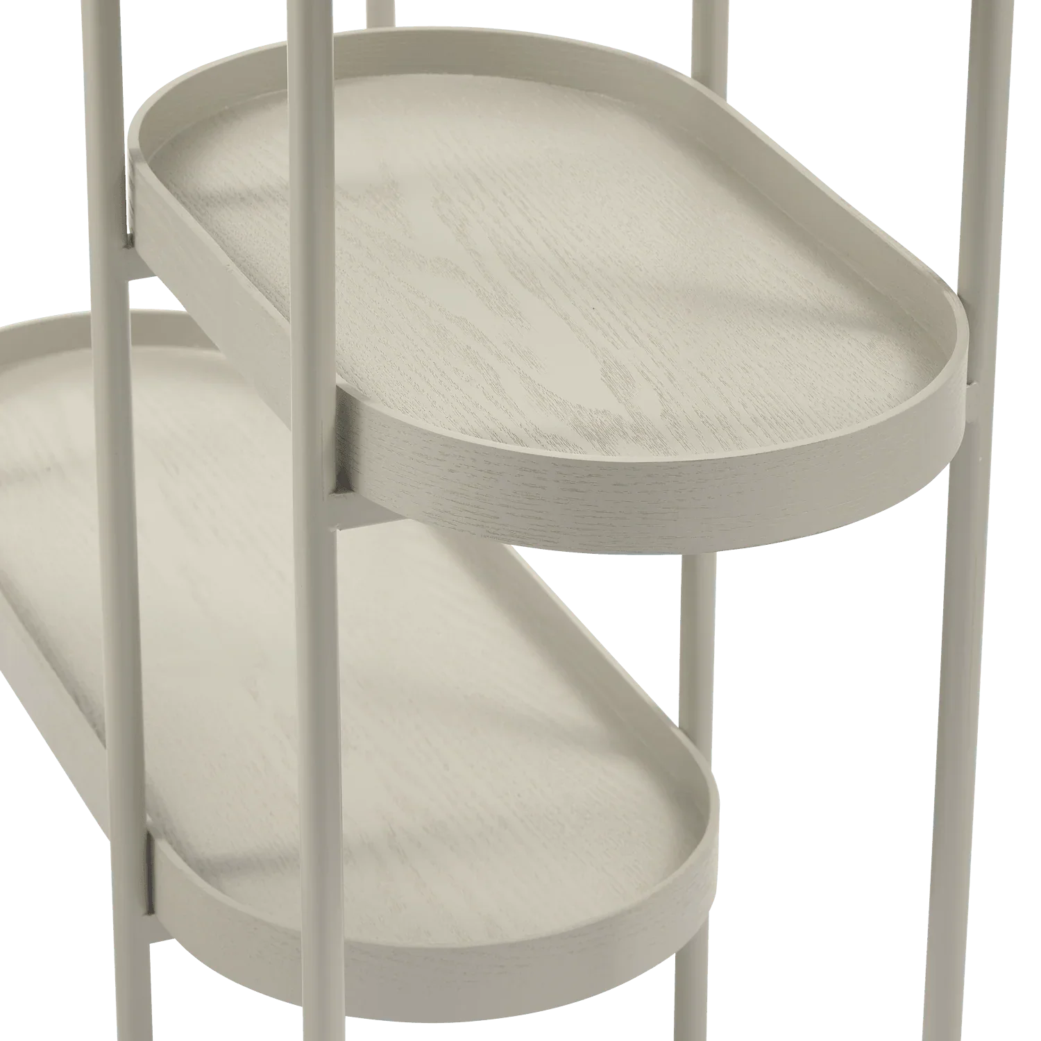 NOAN SIDE TABLE WOOD/METAL ANTIQUE BEIGE - PARIS14A.RO