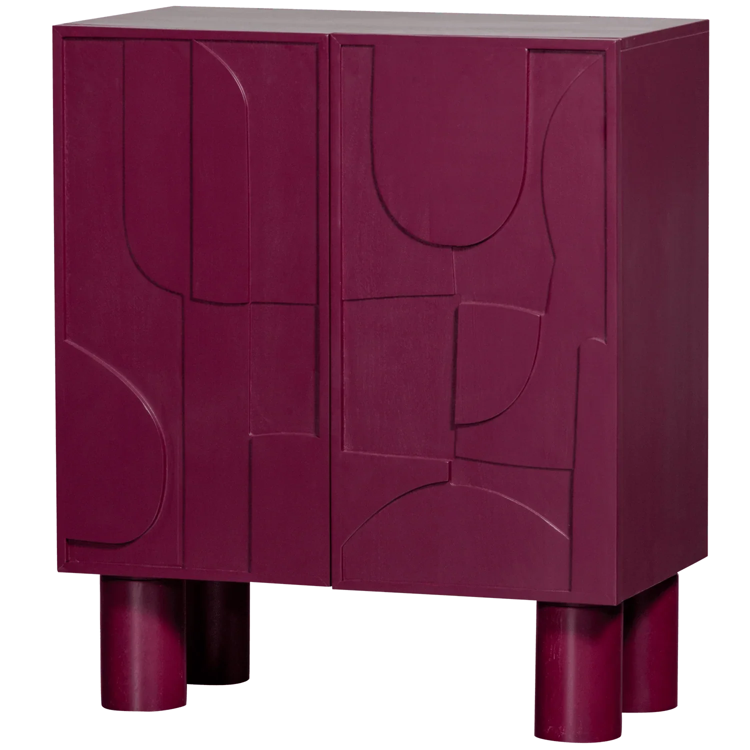 NOTICE CABINET WOOD BURGUNDY - PARIS14A.RO