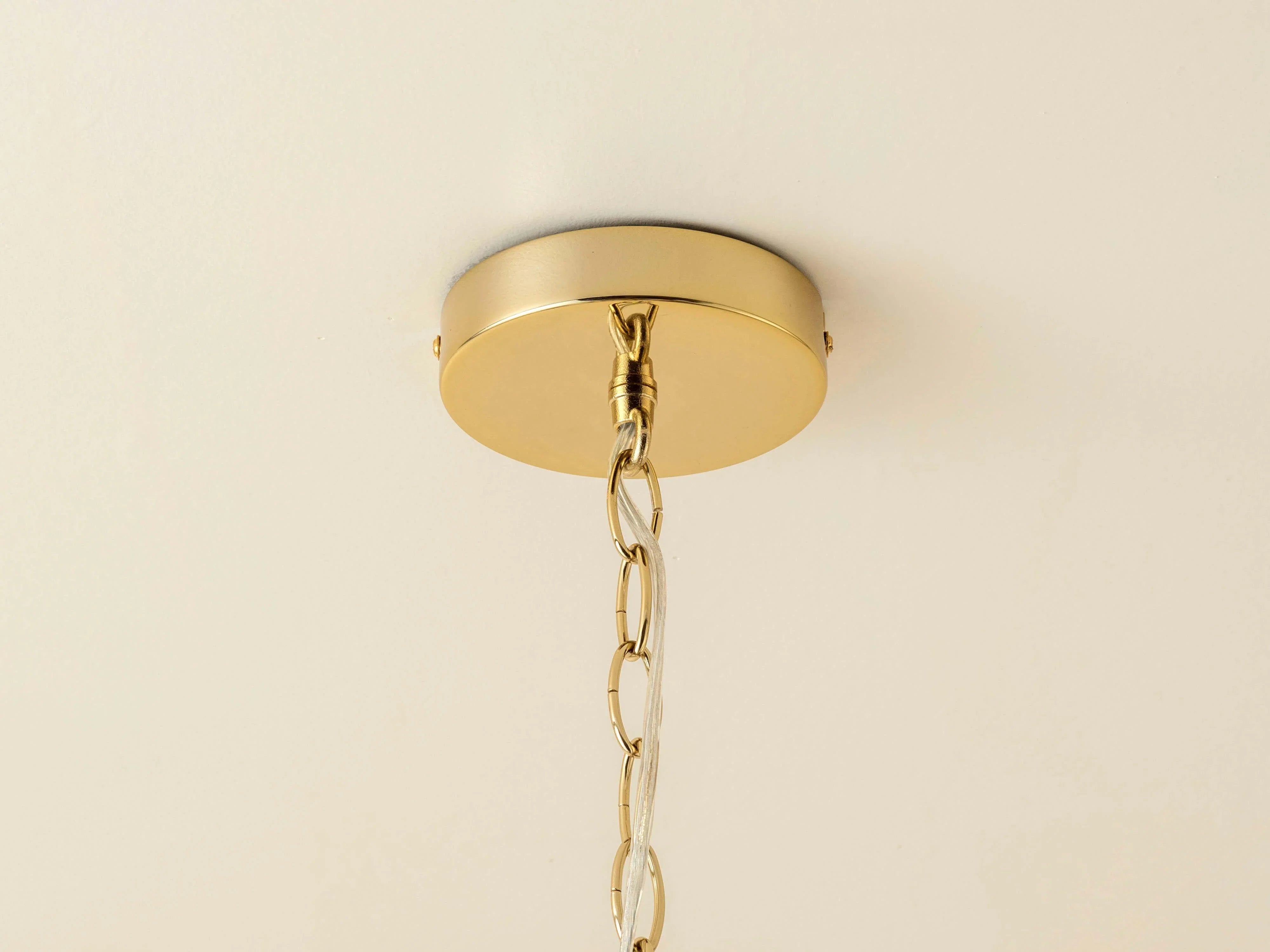 Candelabru din sticlă chihlimbar cu 3 niveluri