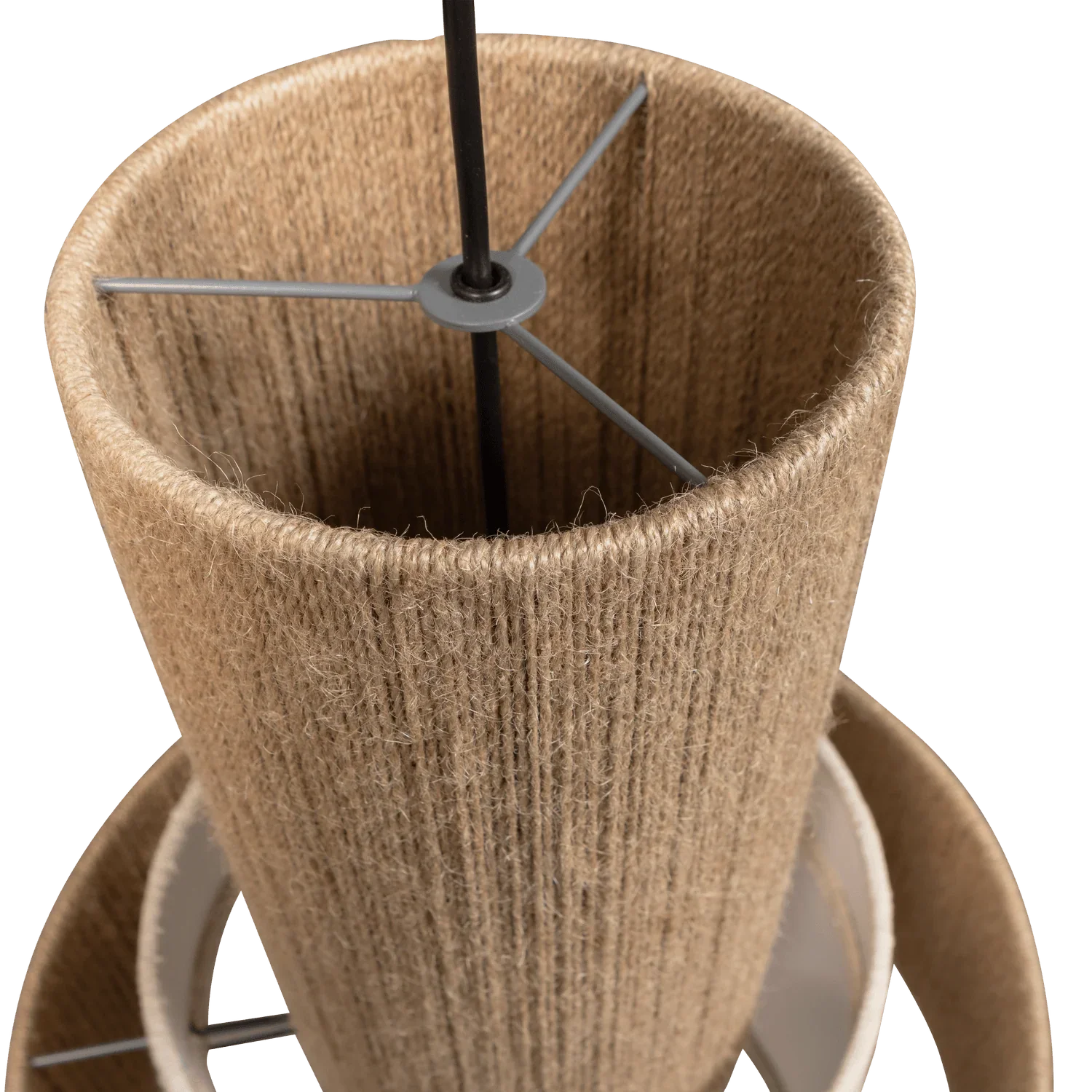 OMARI RUG WOOL/JUTE NATURAL/BLACK 160x230CM - PARIS14A.RO