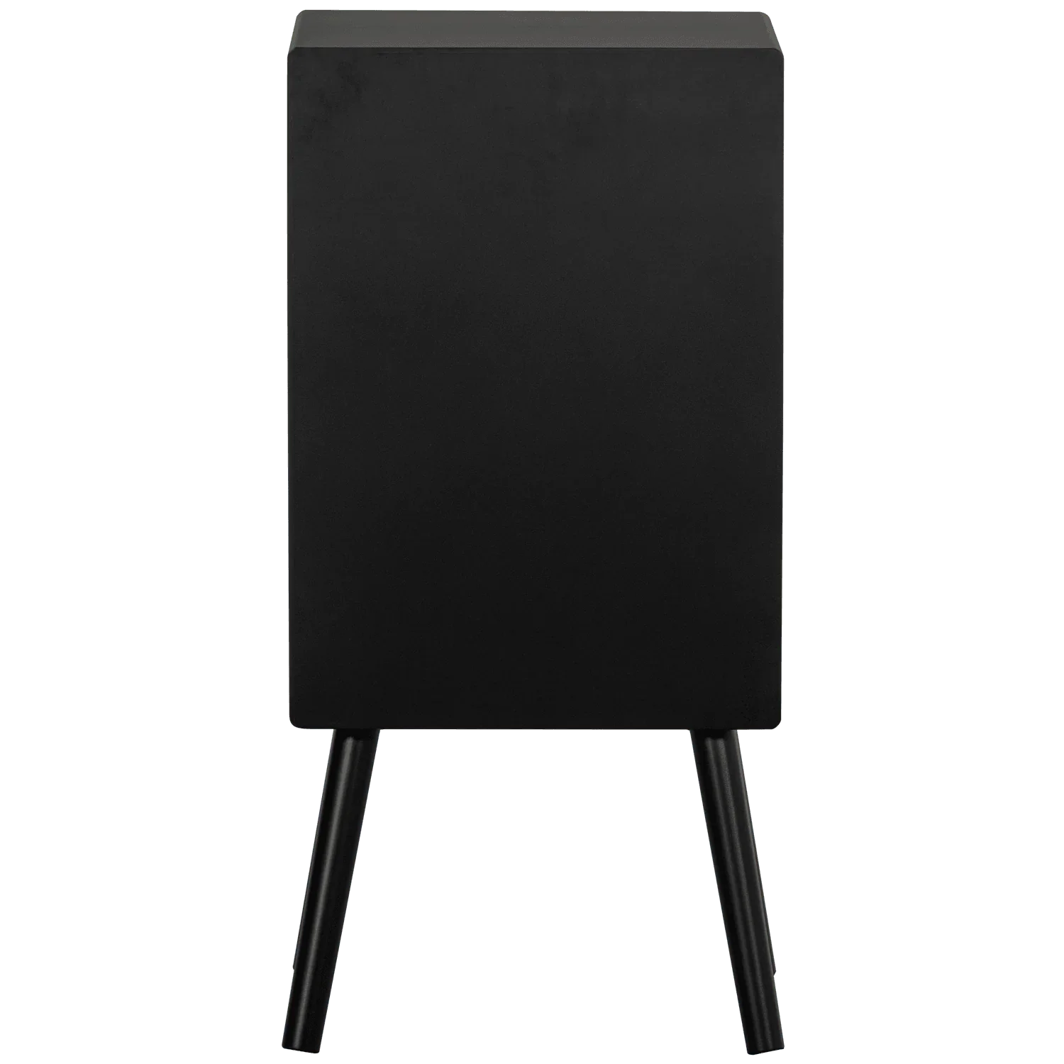 OZZY NIGHTSTAND HIGH WOOD BLACK - PARIS14A.RO