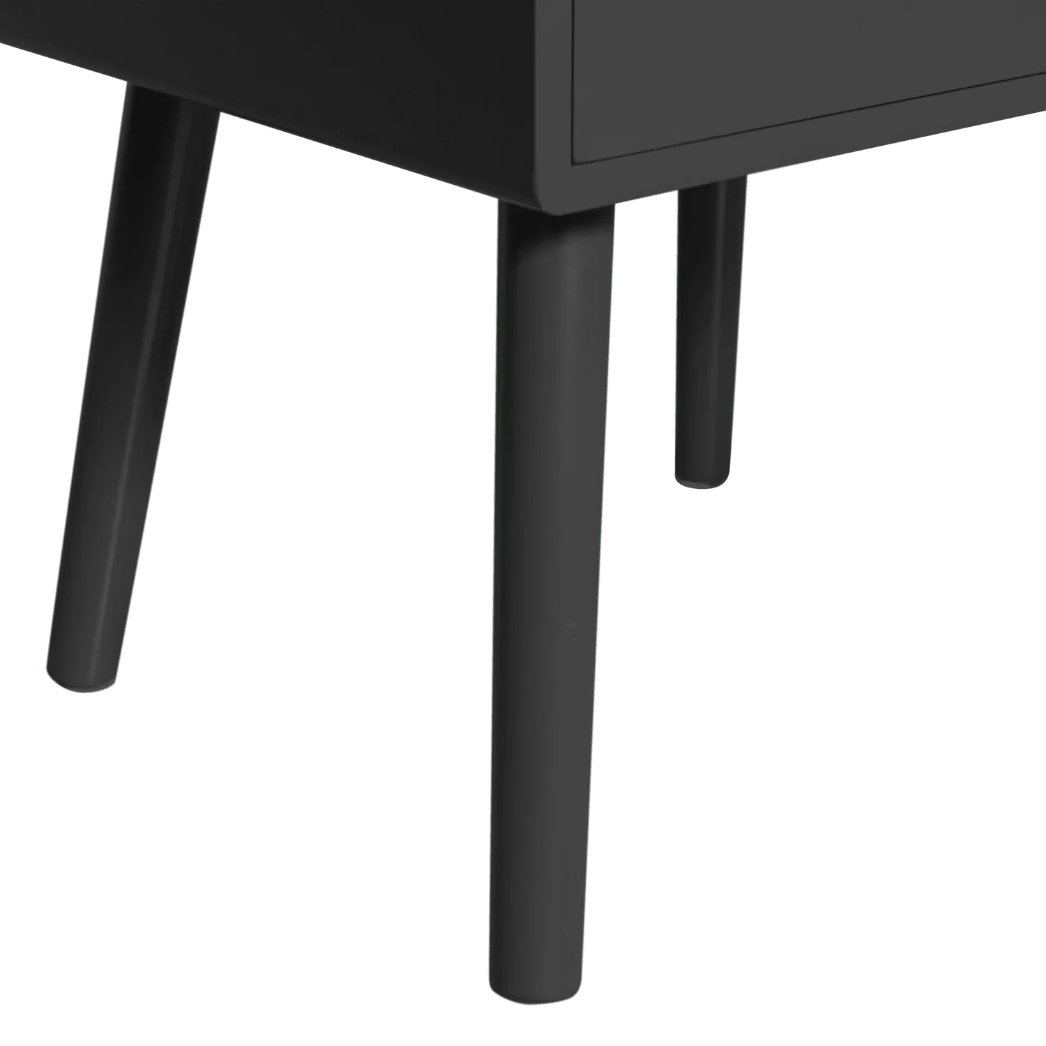 OZZY NIGHTSTAND WOOD BLACK - PARIS14A.RO