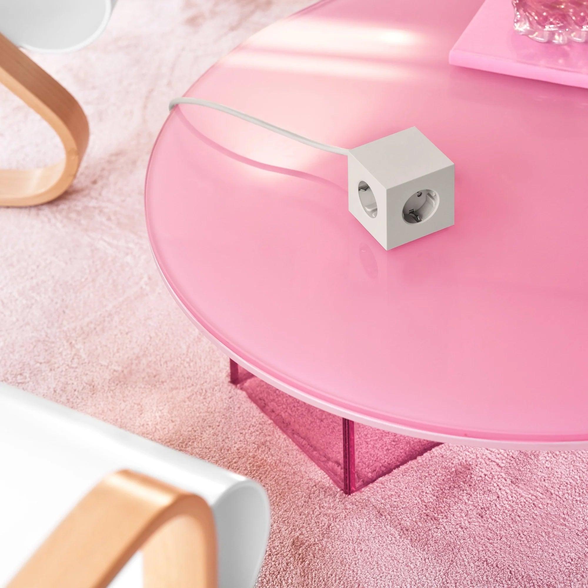 Pachet de 3 Prelungitoare tip cub Square 1 USB-C - Culoare Grey - Avolt - PARIS14A.RO