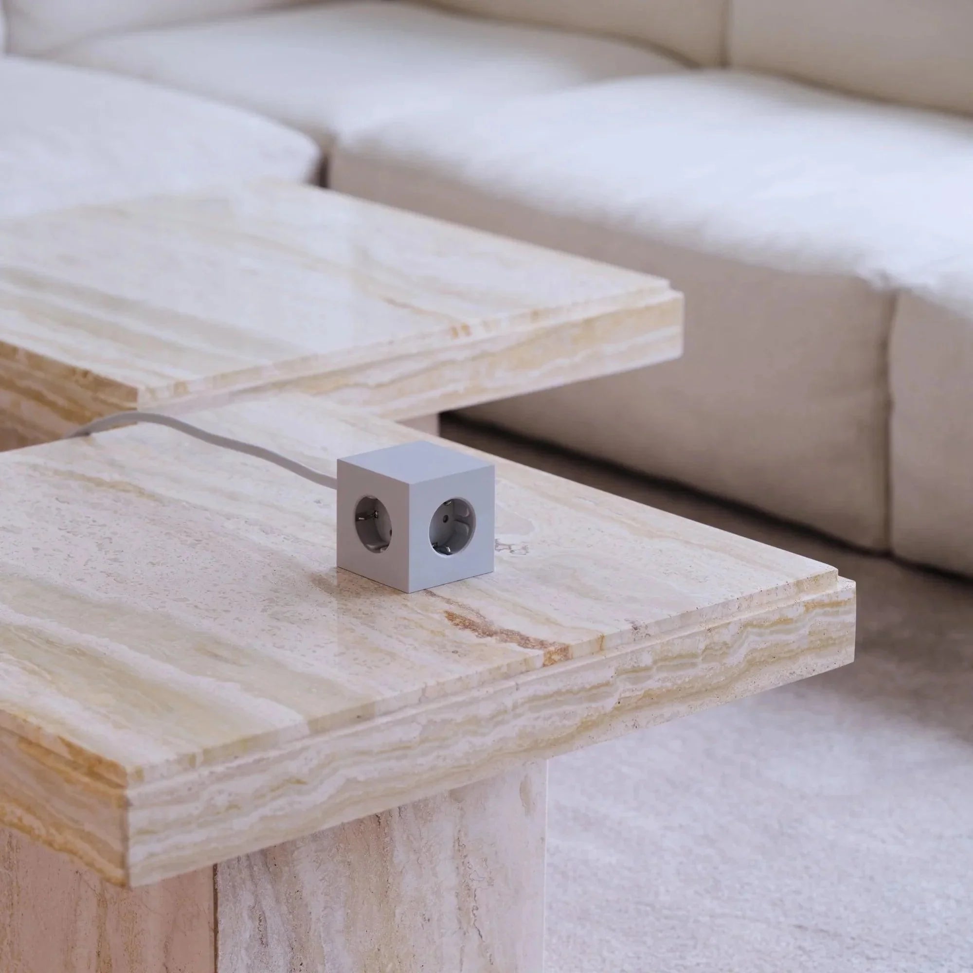 Pachet de 3 Prelungitoare tip cub Square 1 USB-C - Culoare Grey - Avolt - PARIS14A.RO