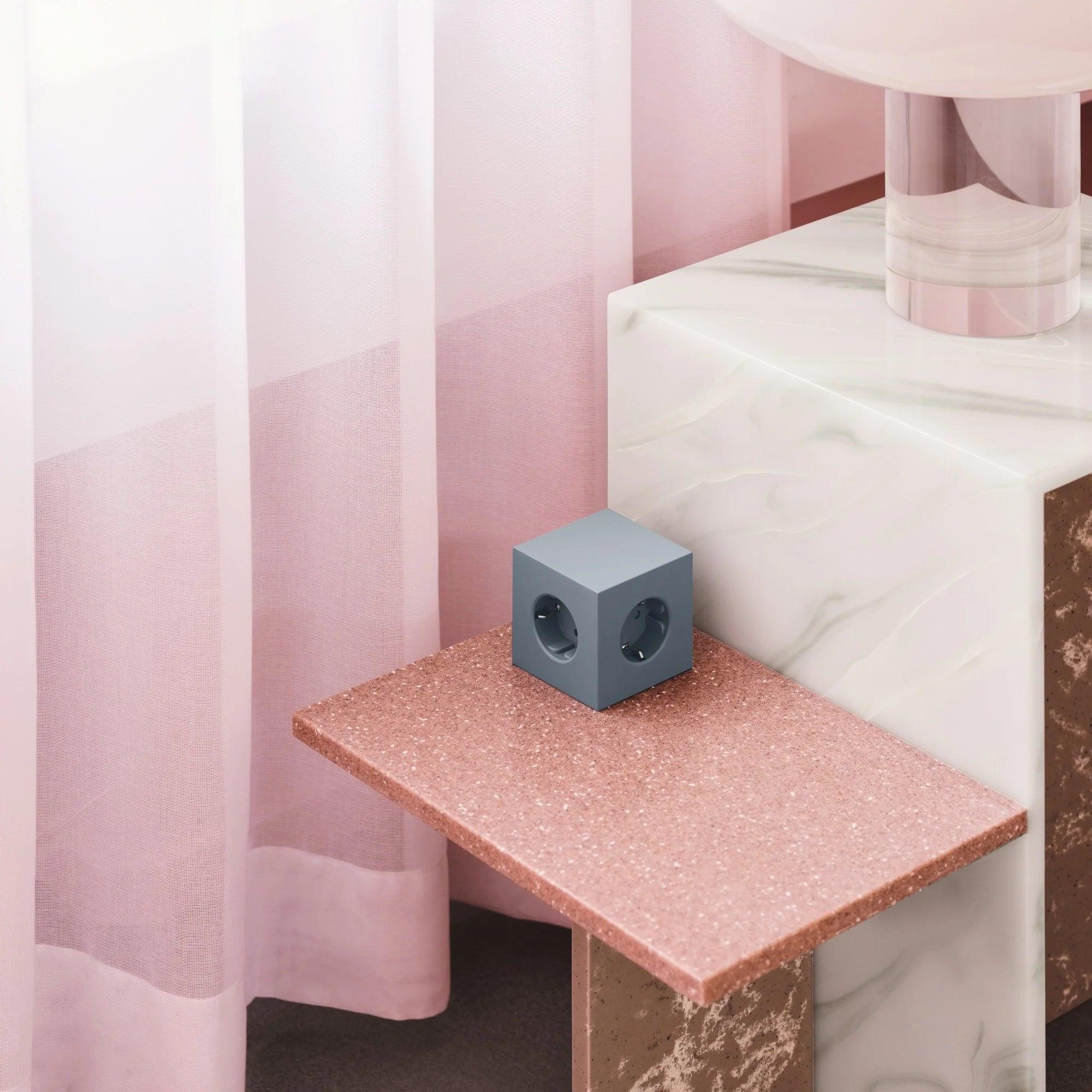 Pachet de 3 Prelungitoare tip cub Square 1 USB-C - Culoare Shark Blue - Avolt - PARIS14A.RO