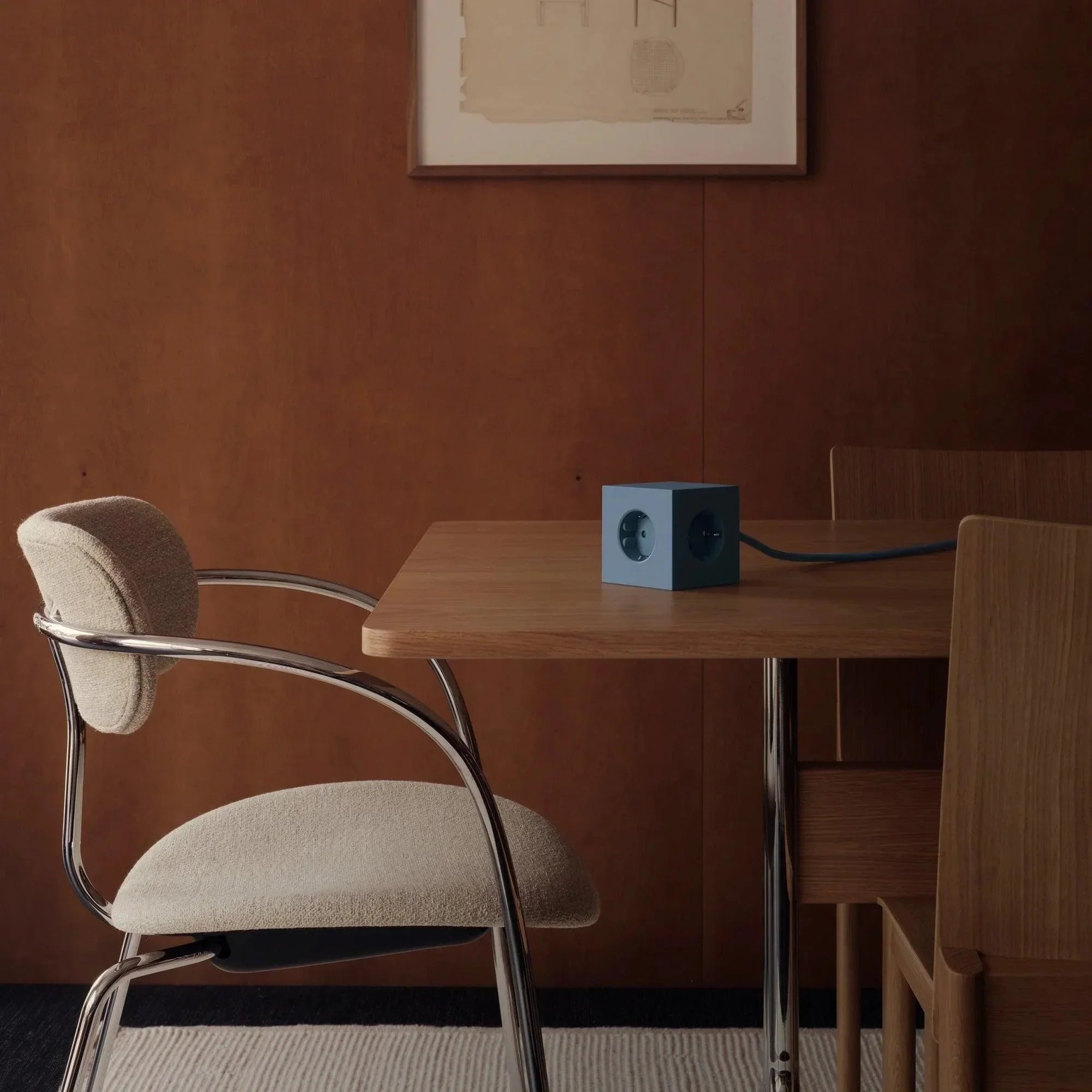 Pachet de 3 Prelungitoare tip cub Square 1 USB-C - Culoare Shark Blue - Avolt - PARIS14A.RO