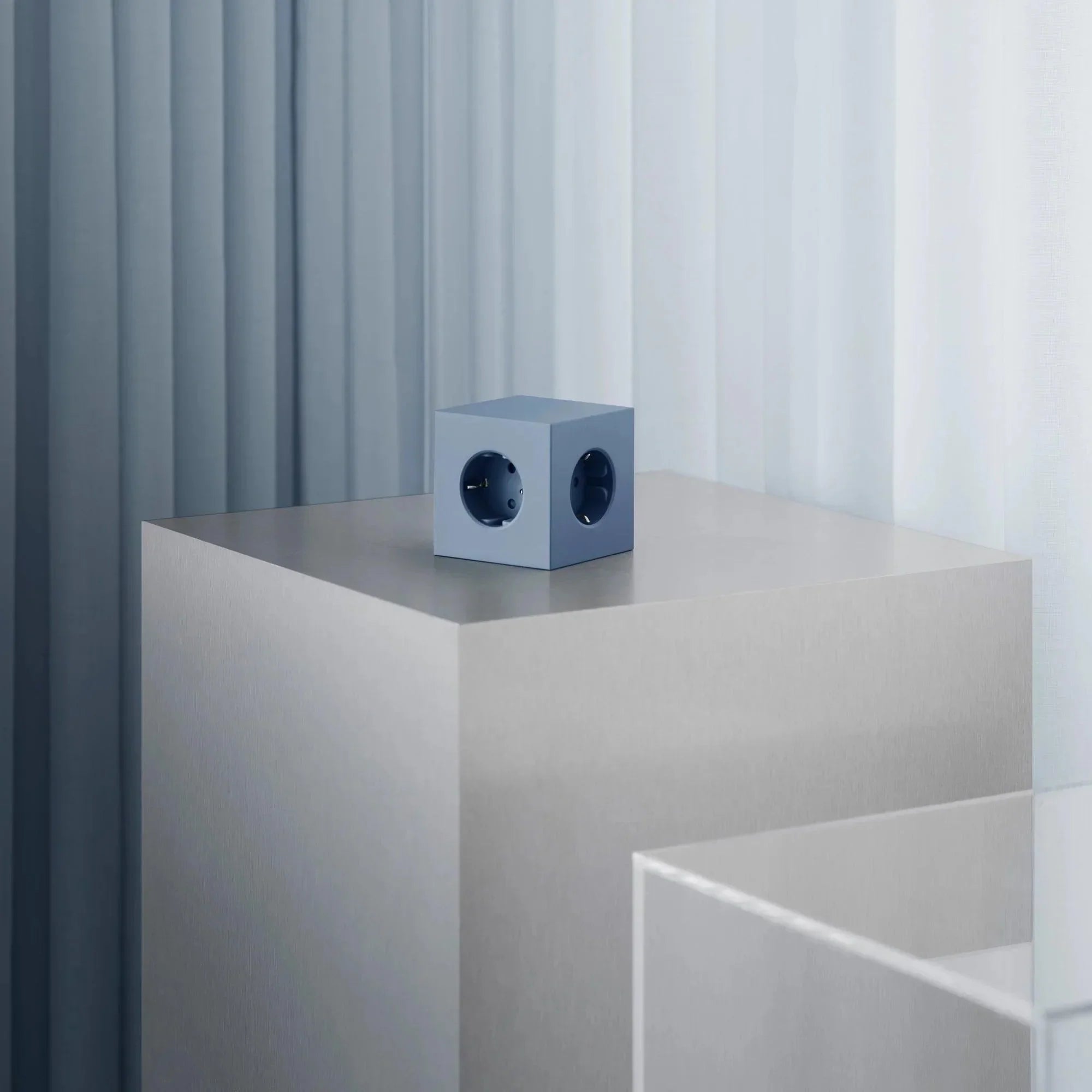 Pachet de 3 Prelungitoare tip cub Square 1 USB-C - Culoare Shark Blue - Avolt - PARIS14A.RO