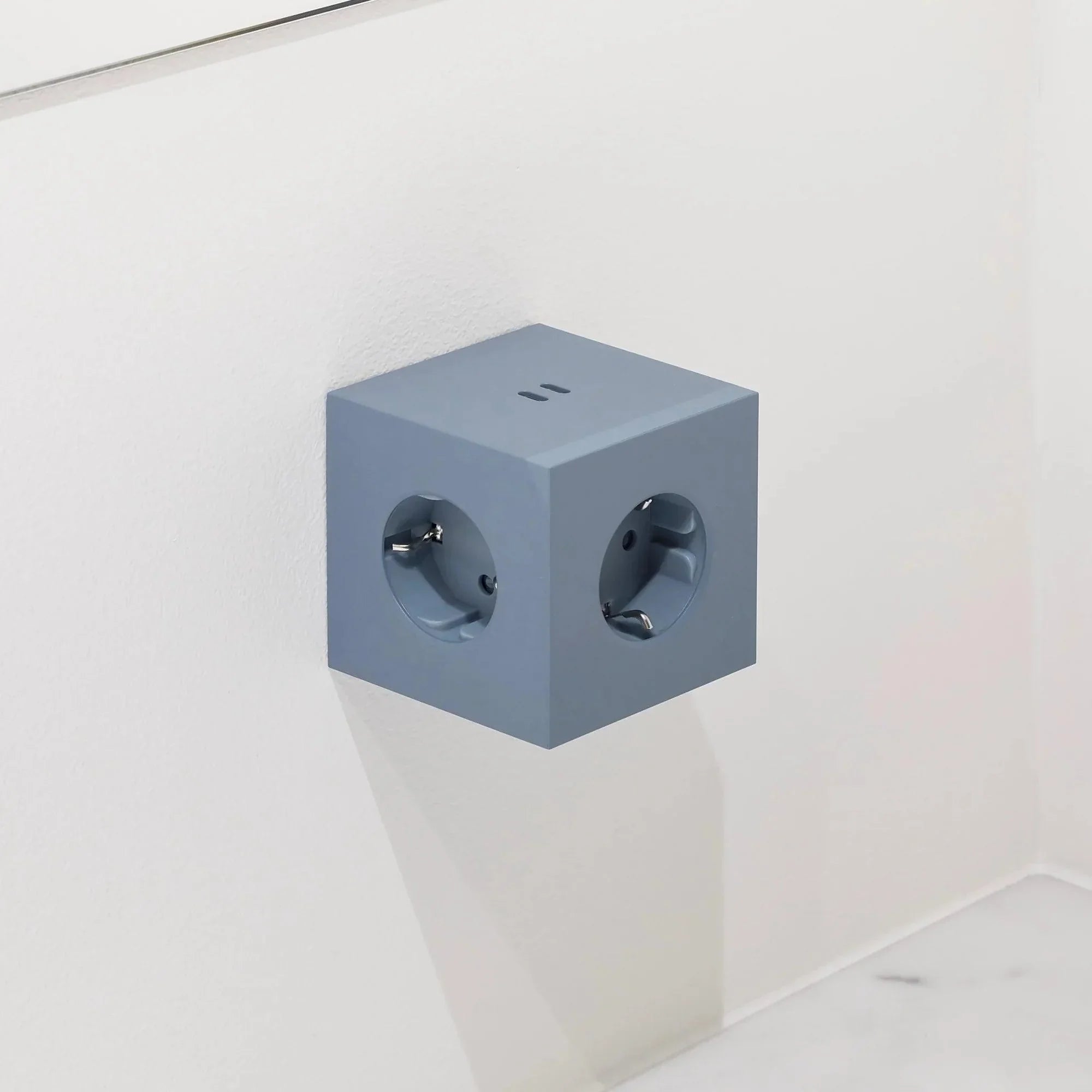 Pachet de 3 Triplu stechere tip cub Square 2 USB-C - Culoare Shark Blue - Avolt - PARIS14A.RO