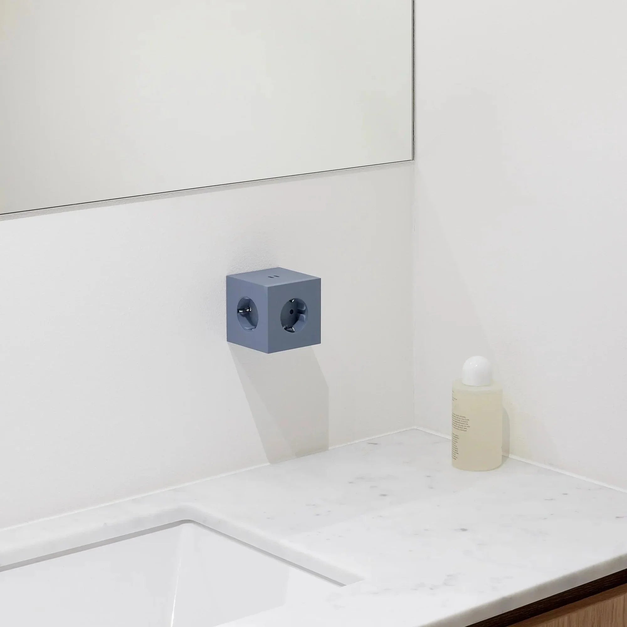 Pachet de 3 Triplu stechere tip cub Square 2 USB-C - Culoare Shark Blue - Avolt - PARIS14A.RO