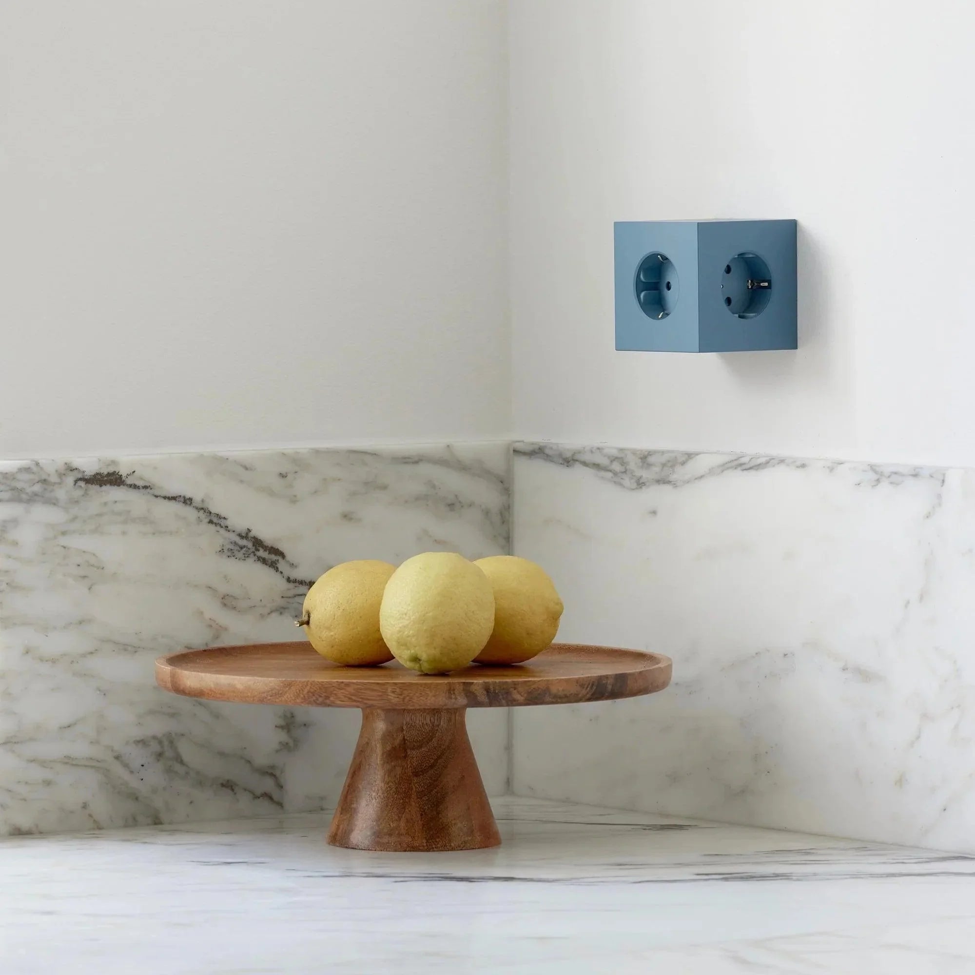 Pachet de 3 Triplu stechere tip cub Square 2 USB-C - Culoare Shark Blue - Avolt - PARIS14A.RO