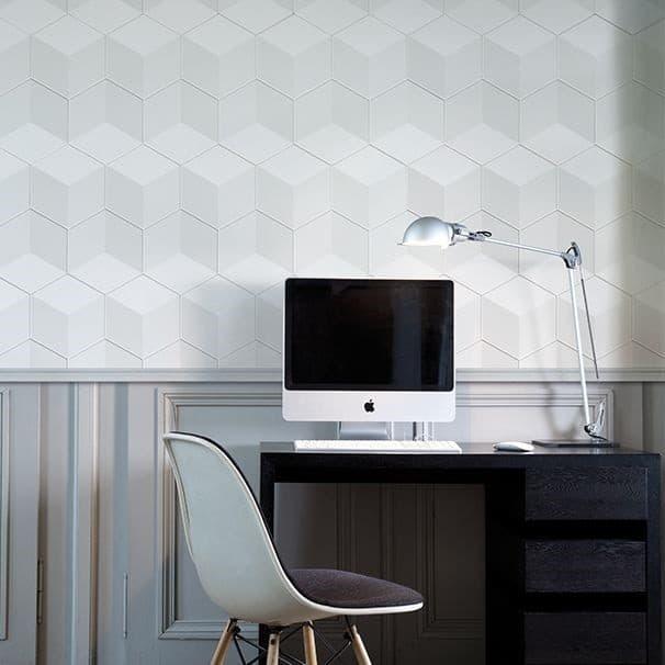 PANOU DECORATIV 3D INTERIOR POLIURETAN ARSTYL 3D CUBE 350X1135X24 - PARIS14A.RO