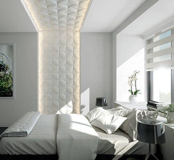 PANOU DECORATIV 3D INTERIOR POLIURETAN ARSTYL 3D FLOWER 380X1135X28 - PARIS14A.RO