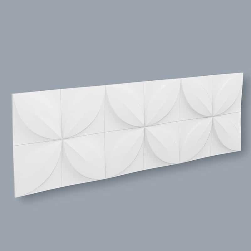 PANOU DECORATIV 3D INTERIOR POLIURETAN ARSTYL 3D FLOWER 380X1135X28 - PARIS14A.RO