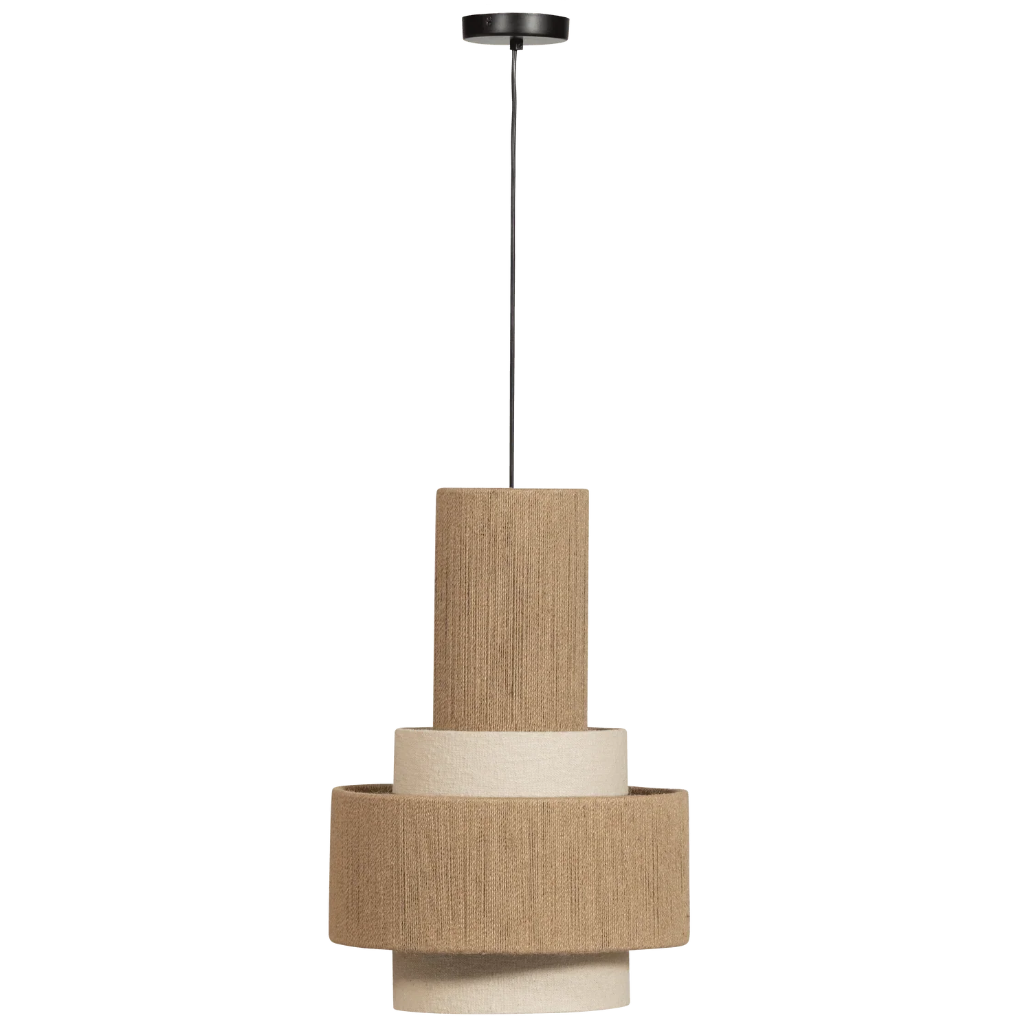 PELLE PENDANT LAMP ROPE NATURAL - PARIS14A.RO