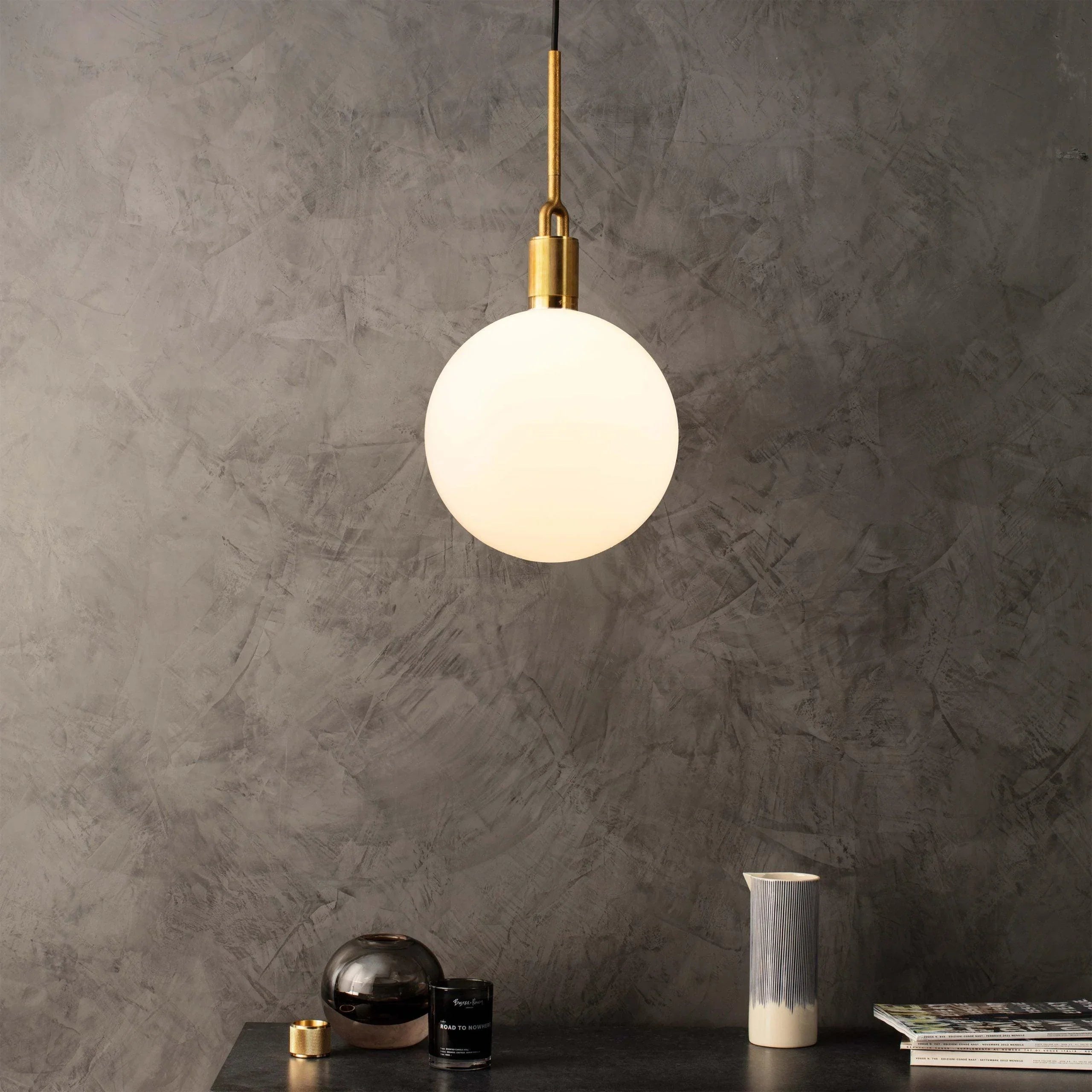 Pendant Forked / GLOBE / OPAL / LARGE - Buster & Punch - PARIS14A.RO