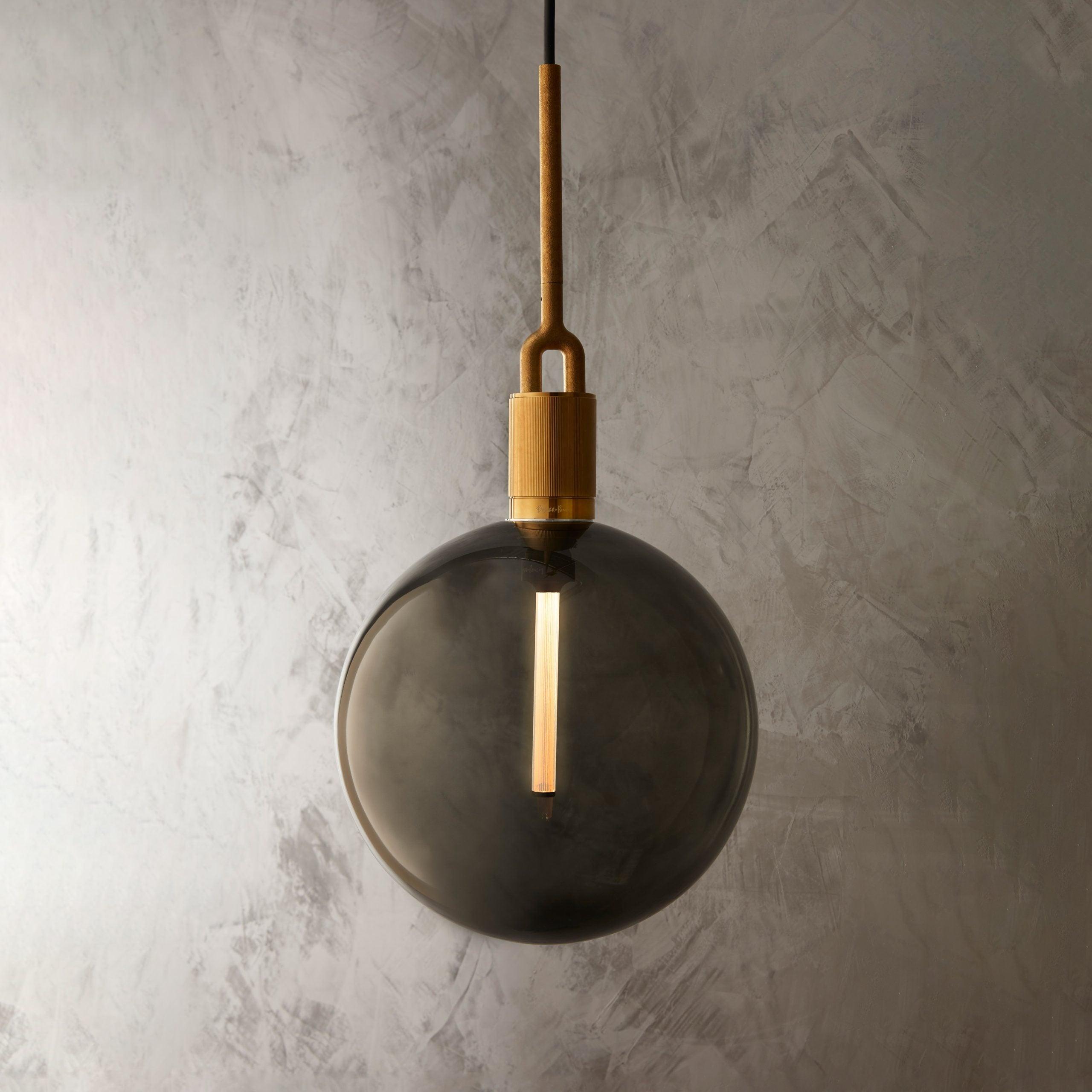 Pendant Forked / GLOBE / SMOKED / LARGE - Buster & Punch - PARIS14A.RO