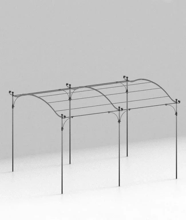 Pergola de sine statatoare cu acoperis curbat Solaire - Unopiù - PARIS14A.RO