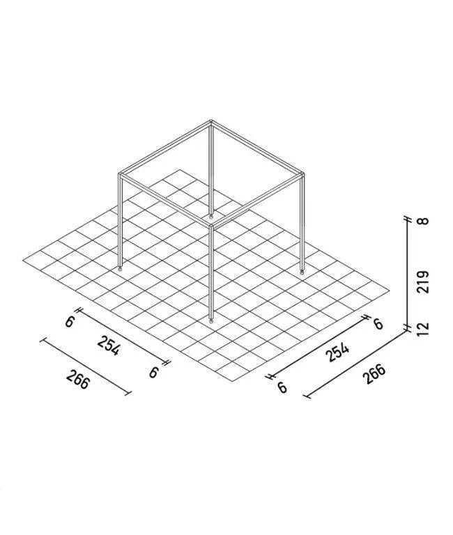 Pergola mobila Shibuya® din aluminiu - Unopiù - PARIS14A.RO