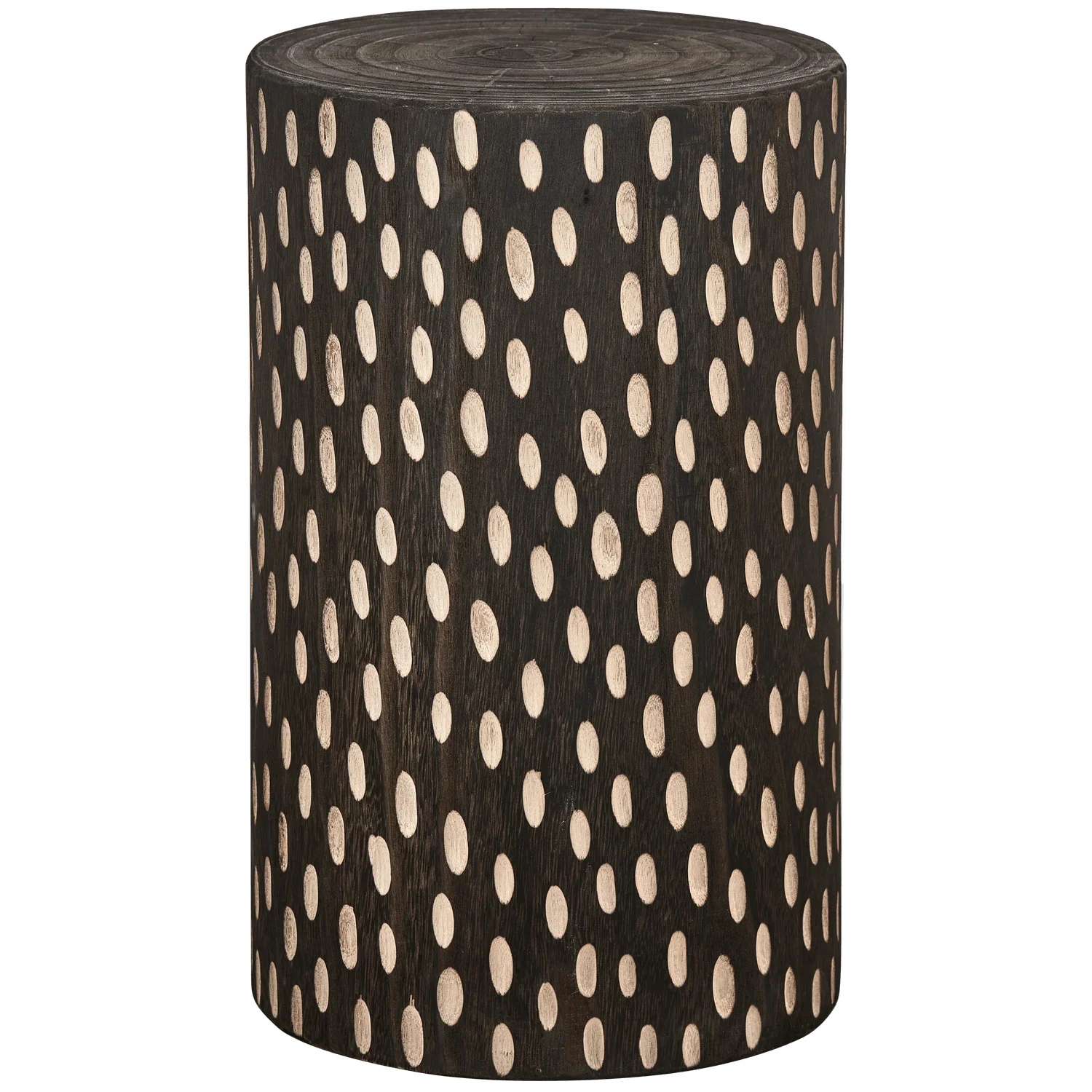 PERRY STOOL WOOD DARK BROWN - PARIS14A.RO