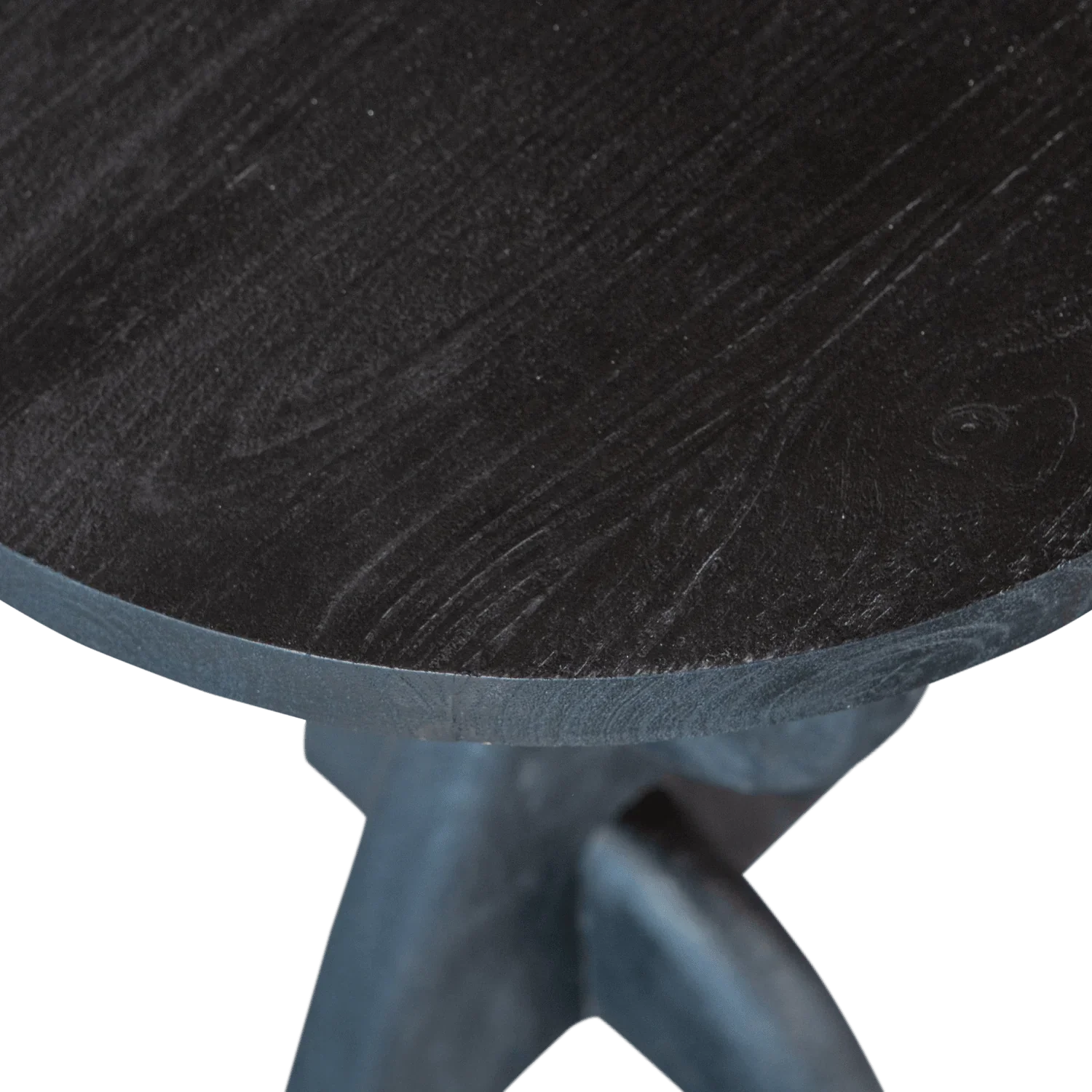 PETE SIDE TABLE MANGO WOOD BLACK - PARIS14A.RO