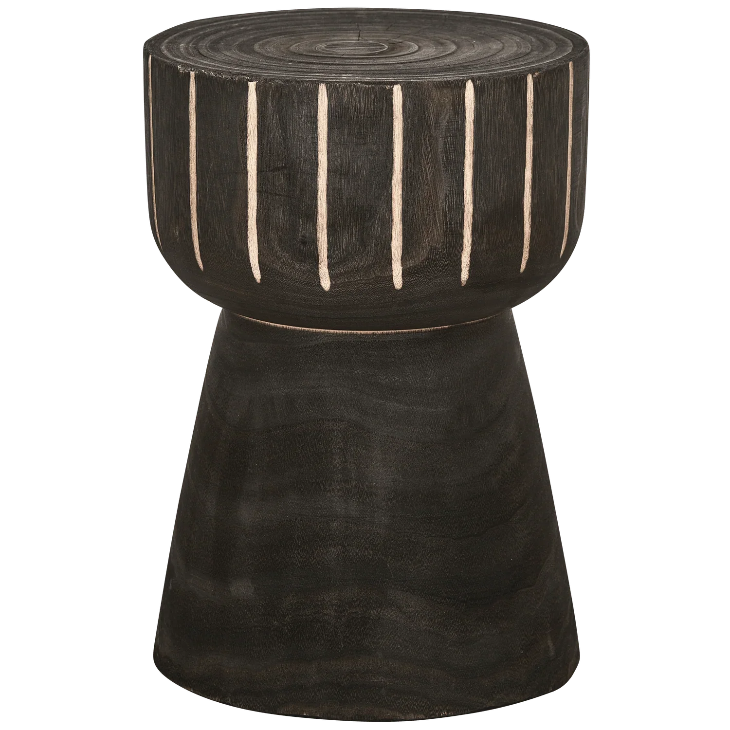 PHILIP STOOL WOOD DARK BROWN - PARIS14A.RO