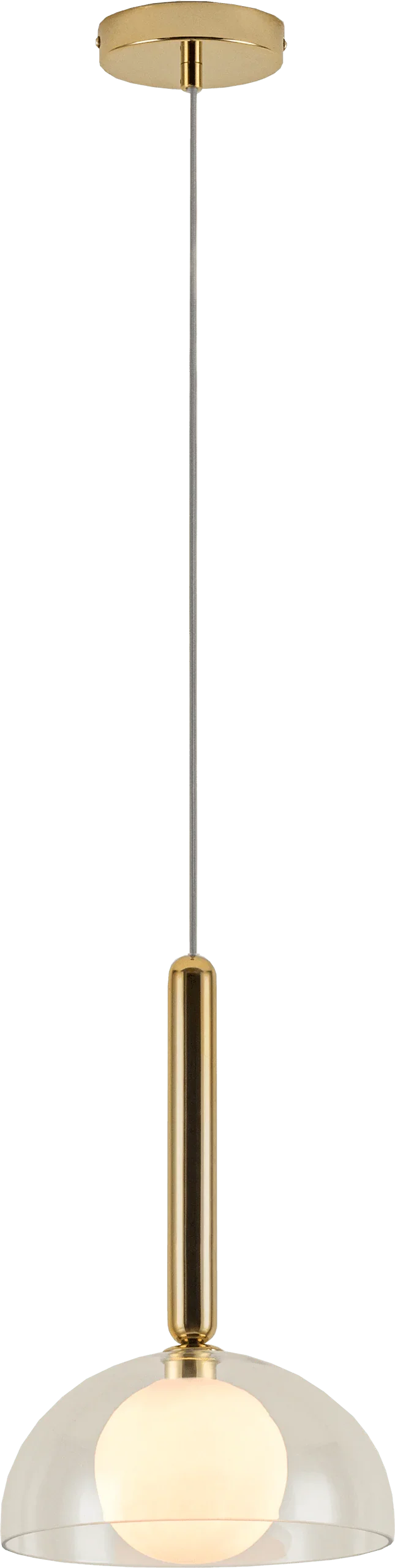 Plafoniera cu dom din sticla transparenta - PARIS14A.RO