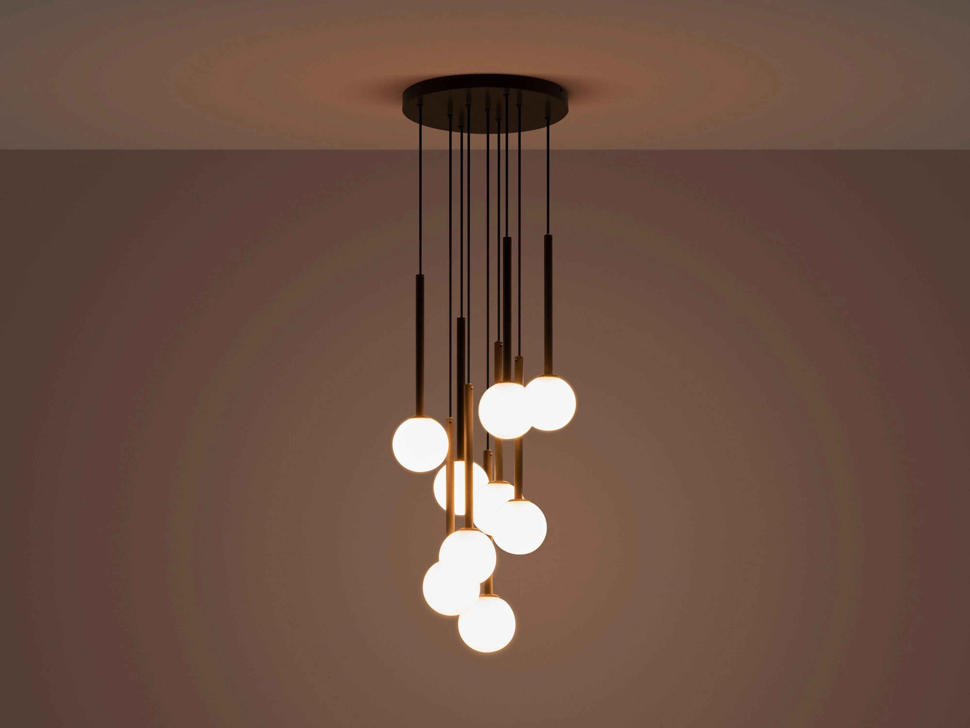 Plafoniera grupă gri cărbune - PARIS14A.RO