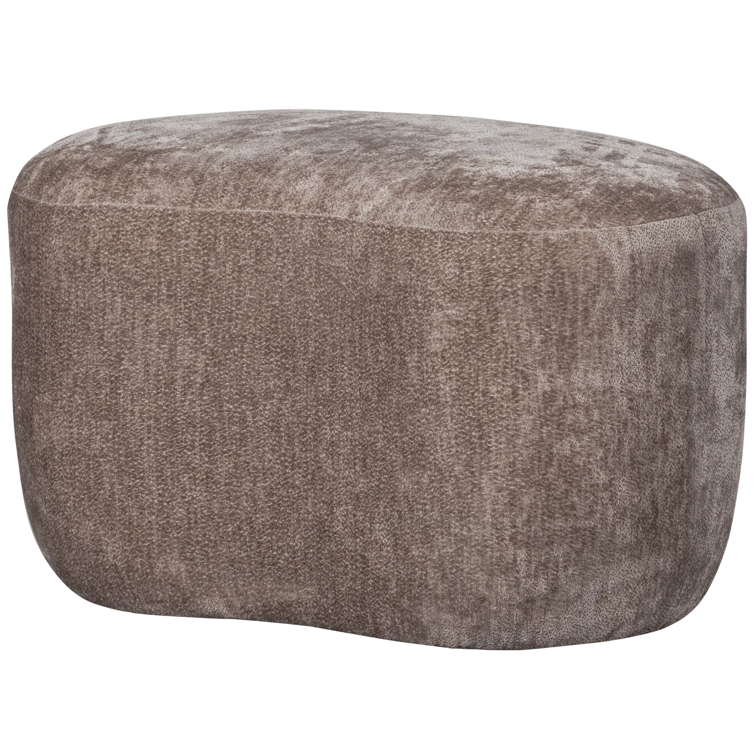 POPULAR ORGANIC POUF TAUPE - PARIS14A.RO
