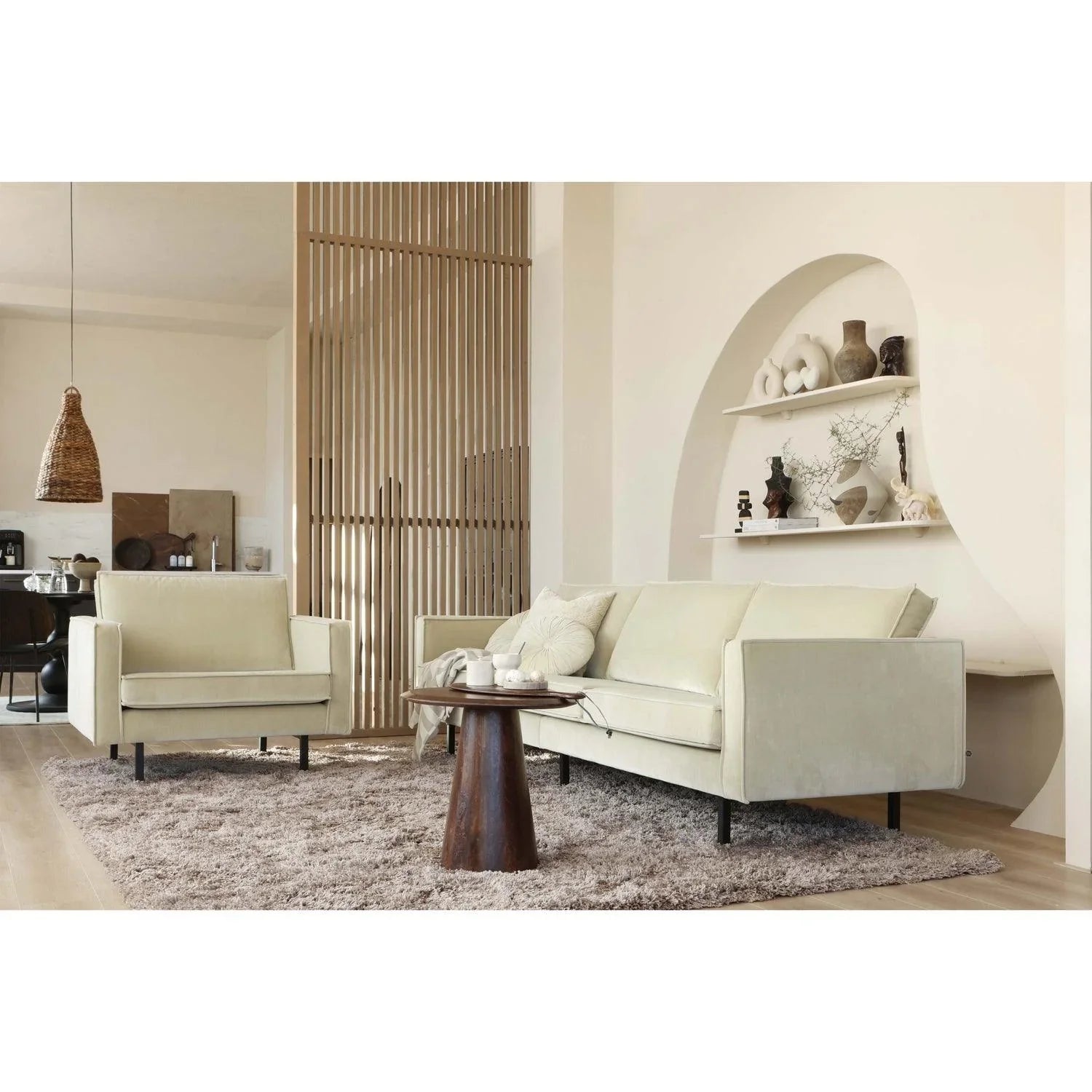 POSTURE COFFEE TABLE MANGO WOOD WALNUT - PARIS14A.RO