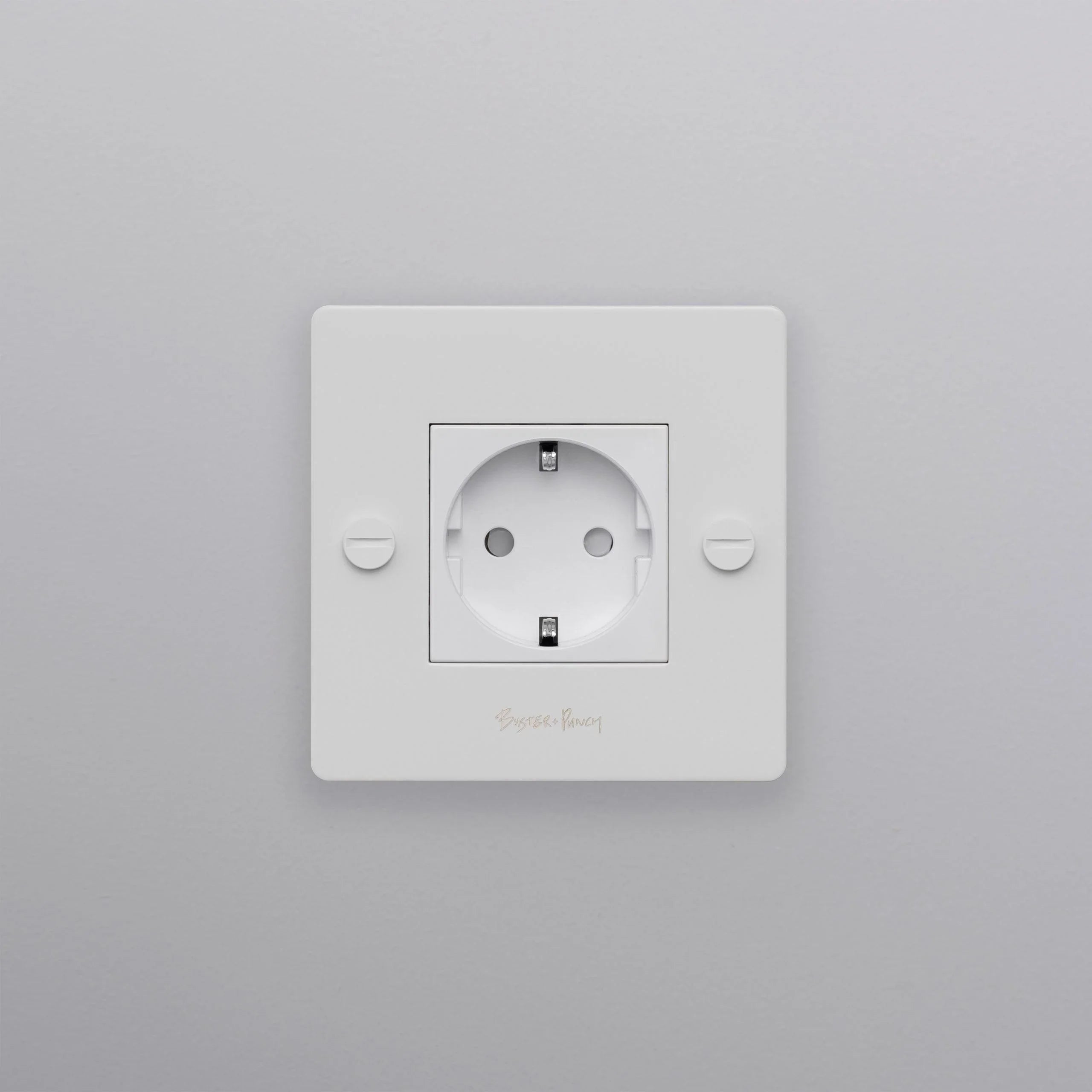 Priza Schuko 1G Tip F, placa metalica - Buster & Punch - PARIS14A.RO