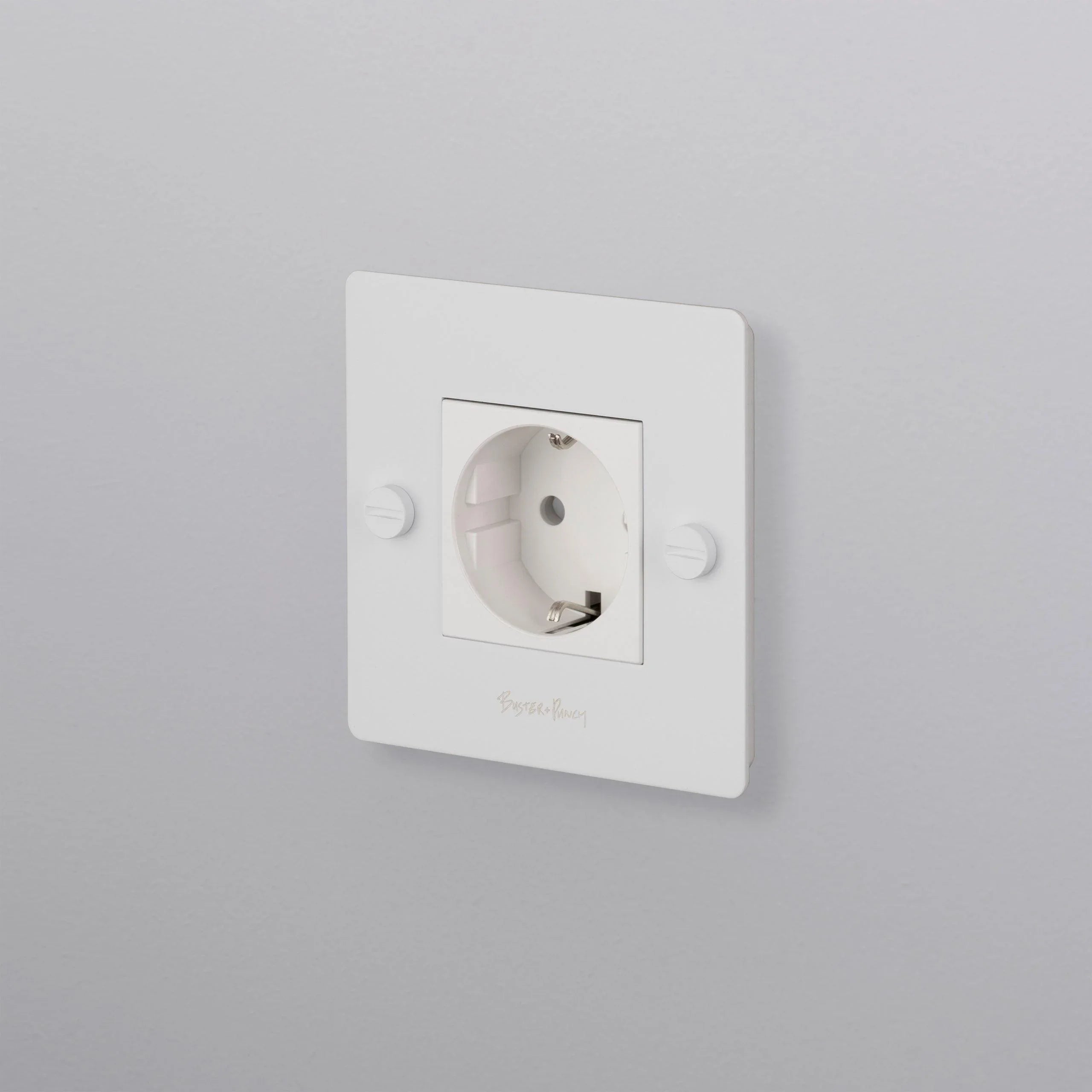 Priza Schuko 1G Tip F, placa metalica - Buster & Punch - PARIS14A.RO