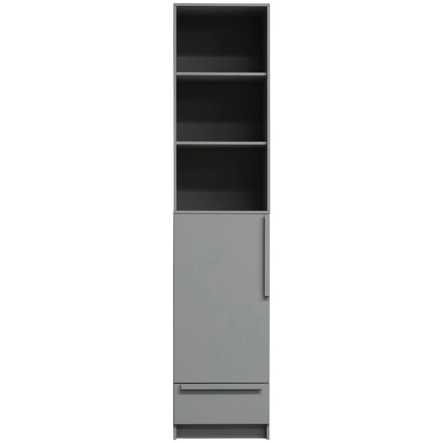 PURE 1 DRS WARDROBE CONCRETE GREY SPLIT - PARIS14A.RO