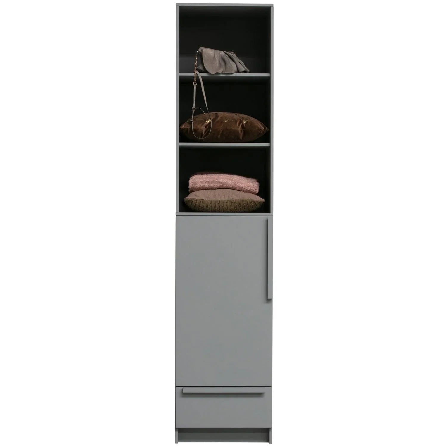 PURE 1 DRS WARDROBE CONCRETE GREY SPLIT - PARIS14A.RO