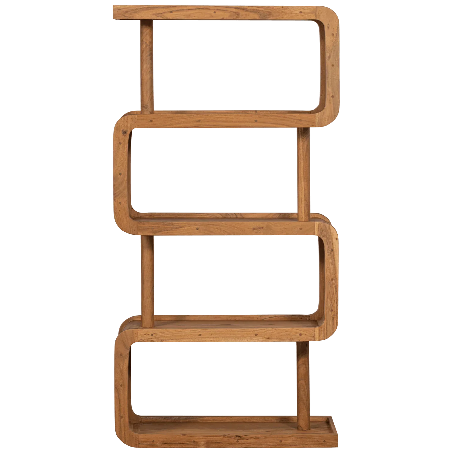 RATTLE OPEN CABINET WOOD NATURAL - PARIS14A.RO