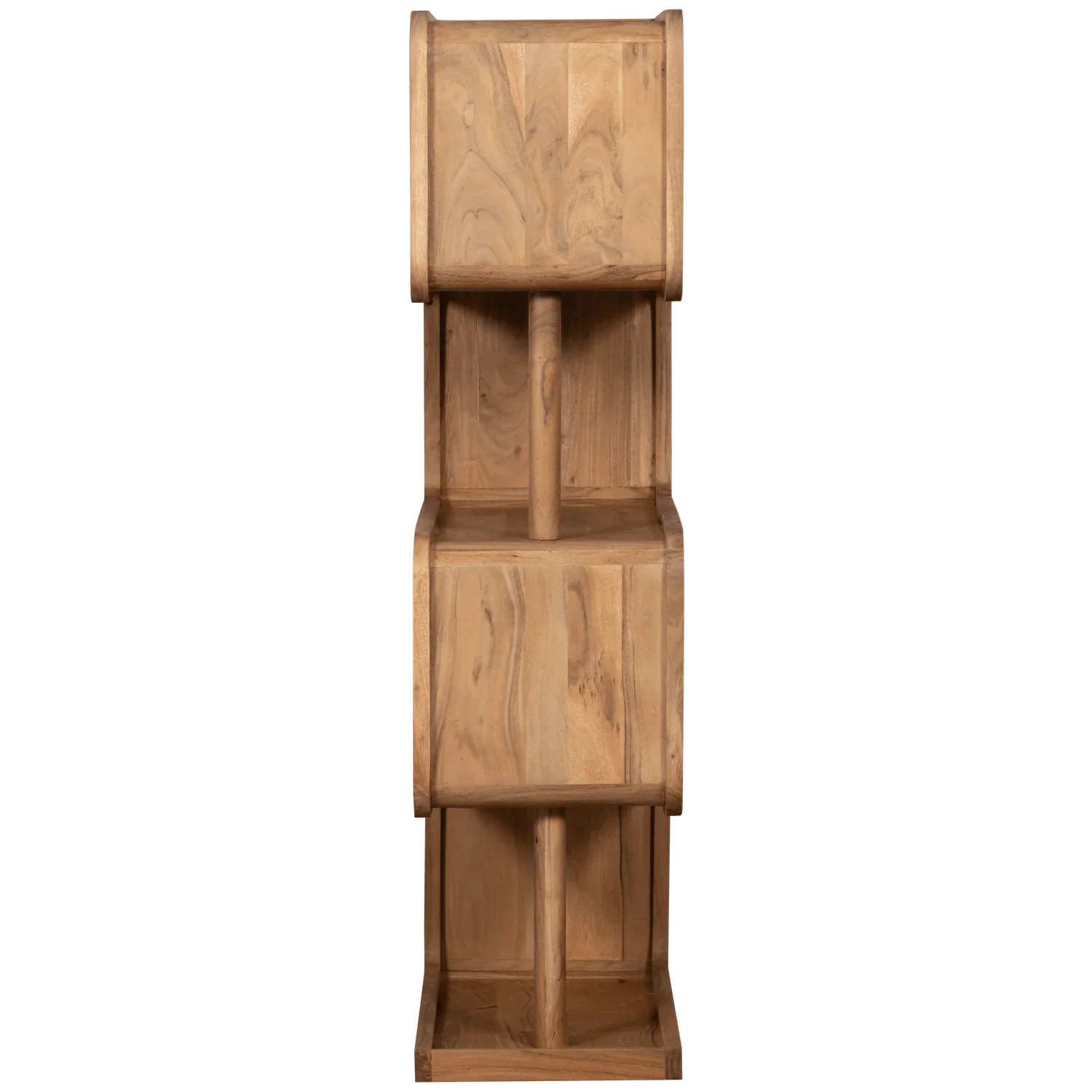 RATTLE OPEN CABINET WOOD NATURAL - PARIS14A.RO