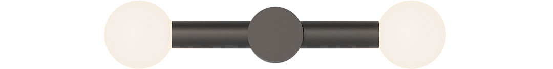 Aplica de perete Robin Rigoberta Wall Direct Curved – fier, sticlă opal, negru mat, E14 – iluminat design pentru living și hol