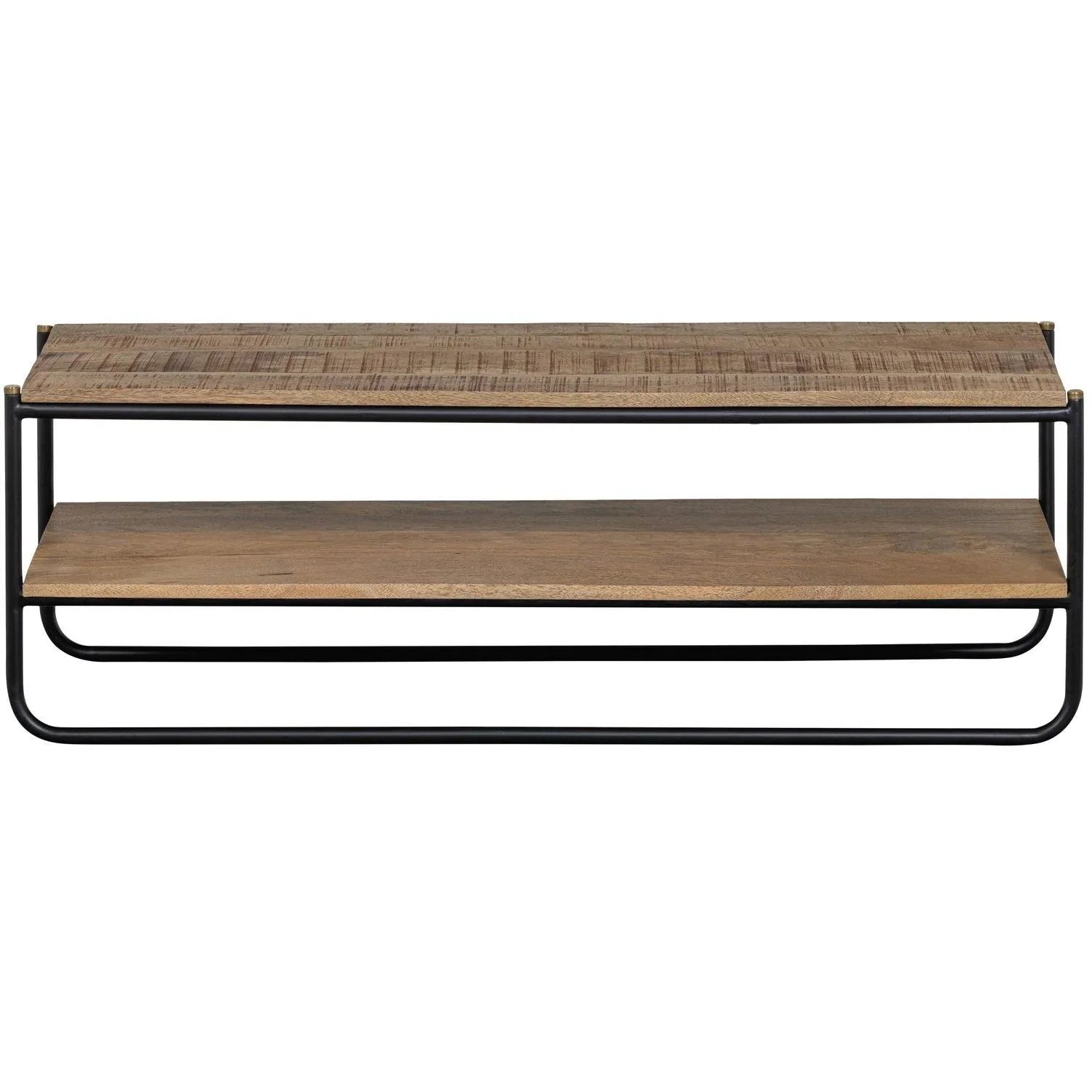 RIKKIE COFFEE TABLE WITH MANGO WOOD TOP NATURAL - PARIS14A.RO