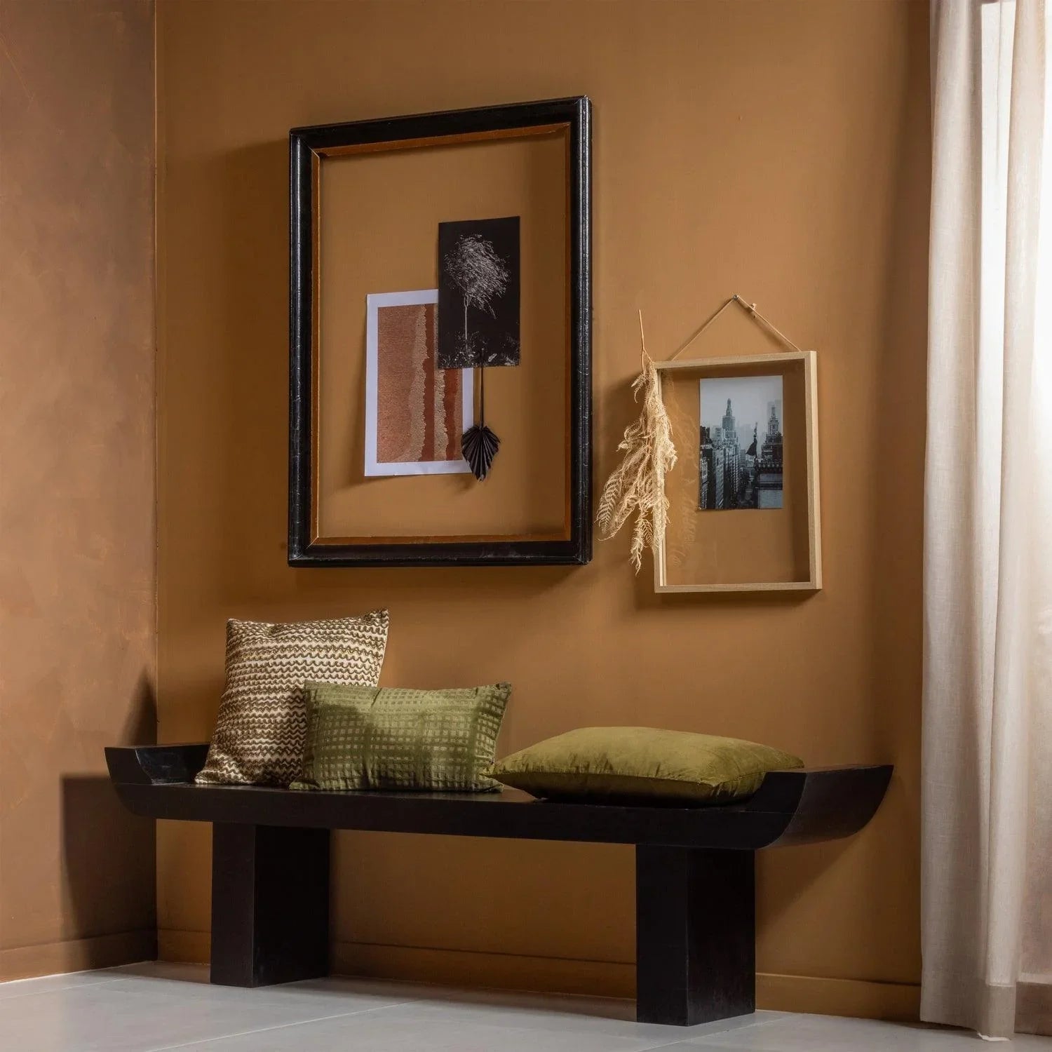 RINA CUSHION UNI MICRO VELVET WARM YELLOW 40x60CM - PARIS14A.RO