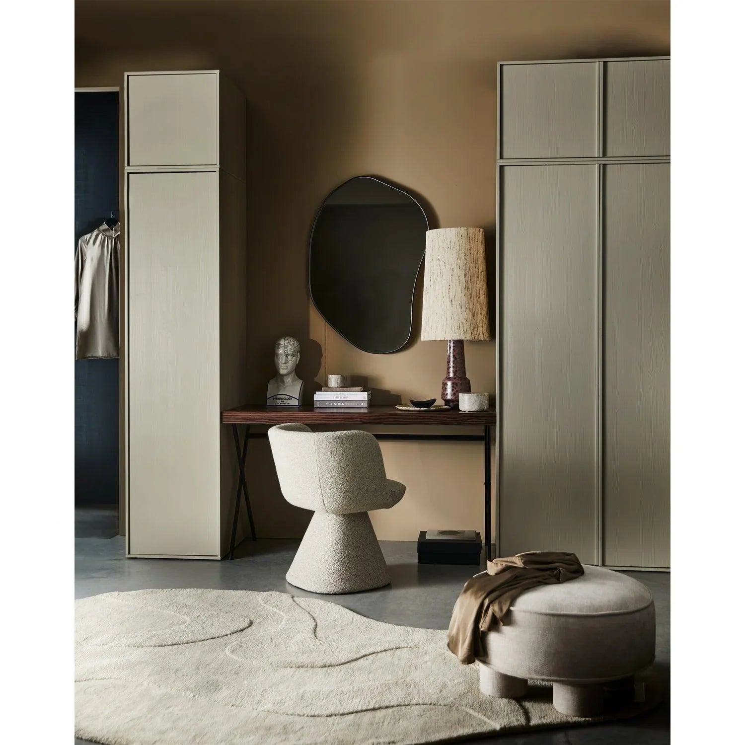 ROMEE ORGANIC MIRROR METAL BLACK 100x70CM - PARIS14A.RO