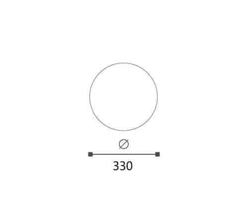 ROZETA DECORATIVA TAVAN PERETE POLISTIREN NOMASTYL C22 330 - PARIS14A.RO