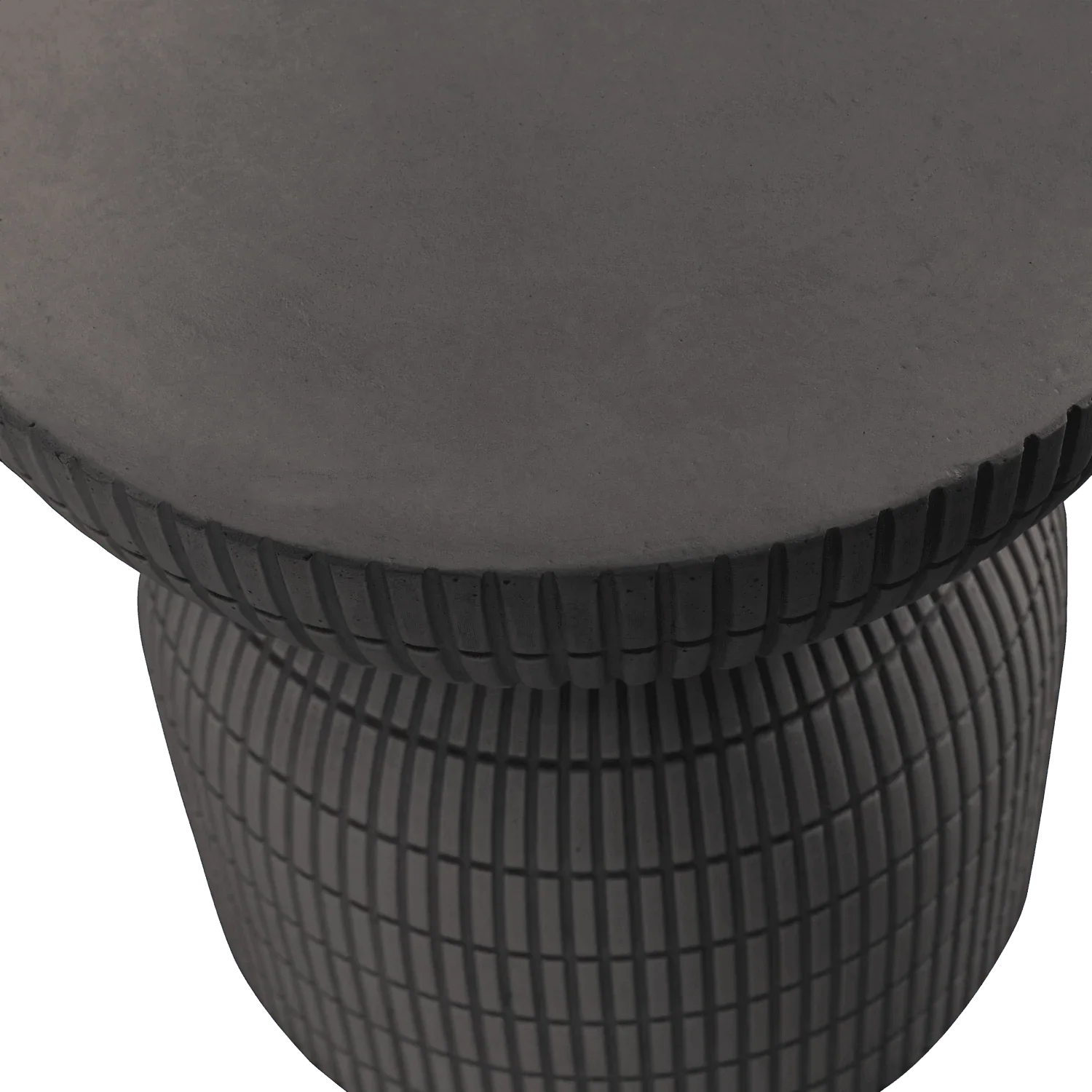 SAMSON COFFEE TABLE CONCRETE LOOK COFFEE 44xØ37CM - PARIS14A.RO