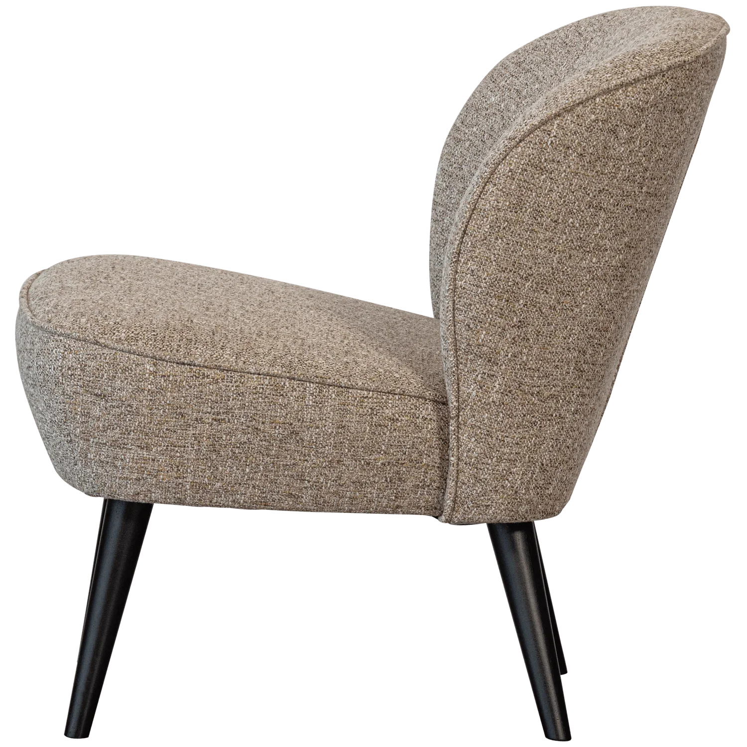 SARA ARMCHAIR FABRIC NATURAL MELANGE - PARIS14A.RO