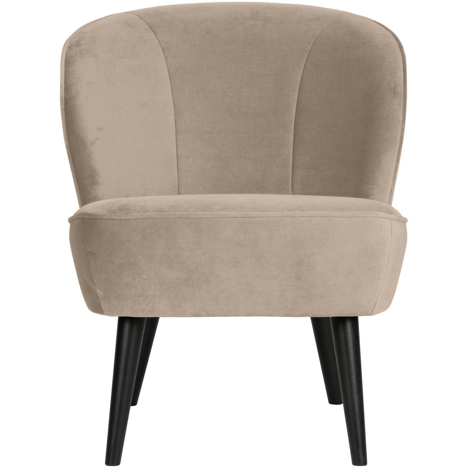 SARA ARMCHAIR VELVET KHAKI - PARIS14A.RO