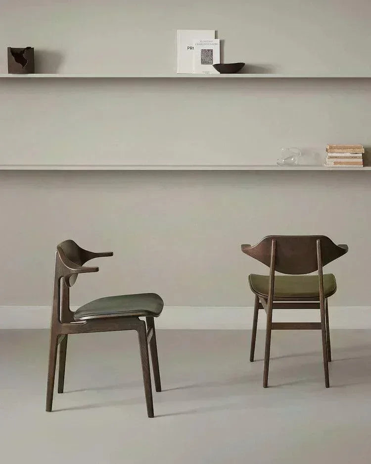 Scaun Bufala din stejar cu sezut din tesatura Ismay - Norr11 - PARIS14A.RO