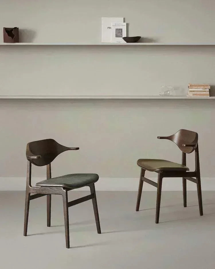 Scaun Bufala din stejar cu sezut din tesatura Ismay - Norr11 - PARIS14A.RO